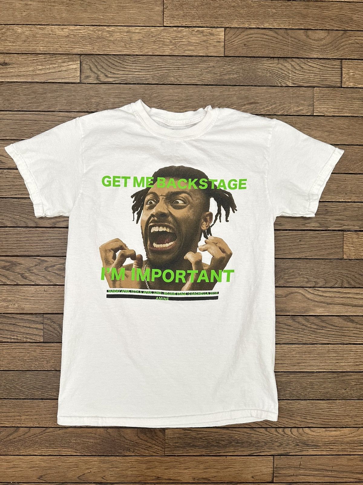 Coachella RARE Amine Coachella 2018 "GET ME BACKSTAGE IM IMPORTANT" Size US S / EU 44-46 / 1 - 1 Thumbnail