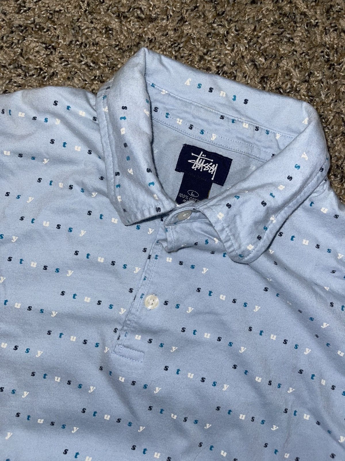 Stussy Vintage Stussy Polo Size US L / EU 52-54 / 3 - 3 Thumbnail