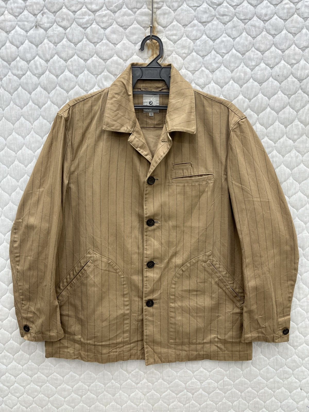 Japanese Brand 🔥🔥🔥ARCHIVE CAPO DE PAZZO HERRINGBONE TWILL JACKET Size US M / EU 48-50 / 2 - 1 Thumbnail