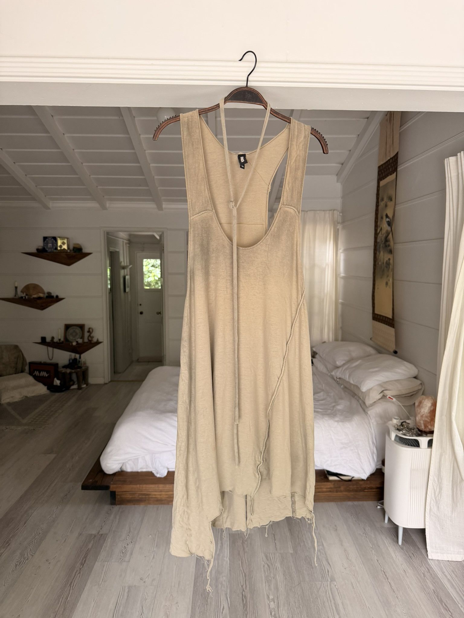 Demobaza Demobaza Beige/Grey Raw Hem Tank Size US M / EU 48-50 / 2 - 1 Thumbnail