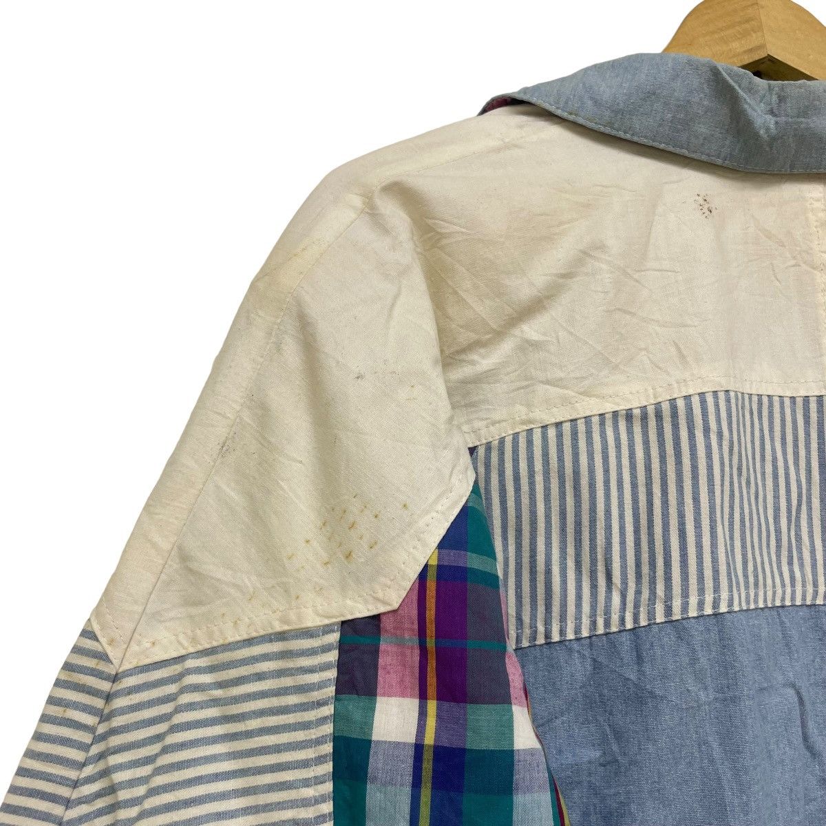 Current/Elliot Vintage Current Seen Bomber Pacthwork Style Jacket Size US M / EU 48-50 / 2 - 4 Thumbnail