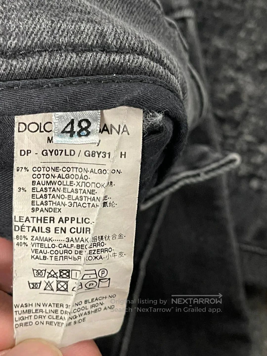 Dolce & Gabbana Dolce&Gabbana Patchwork Denim Jeans. Size US 30 / EU 46 - 7 Thumbnail