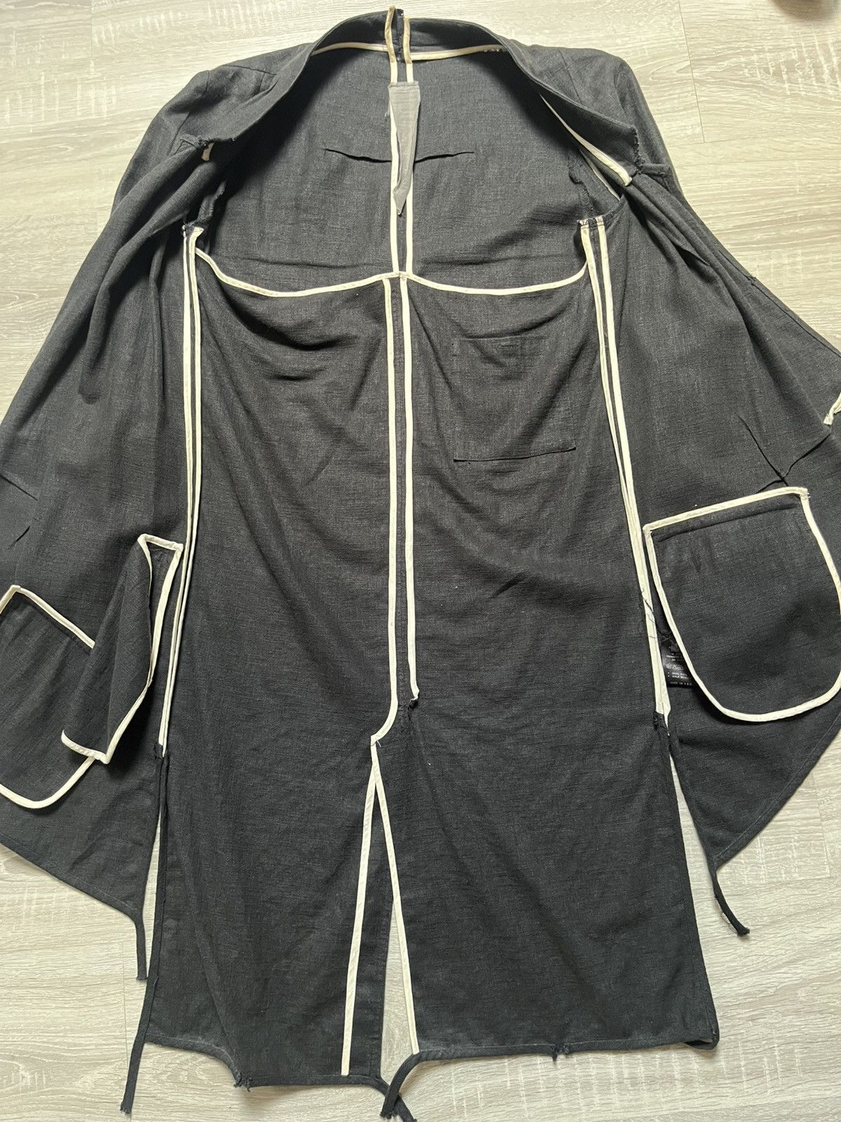 Aleksandr Manamis Aleksandr Manamis Long Linen Avant-Garde Coat Size US M / EU 48-50 / 2 - 10 Thumbnail