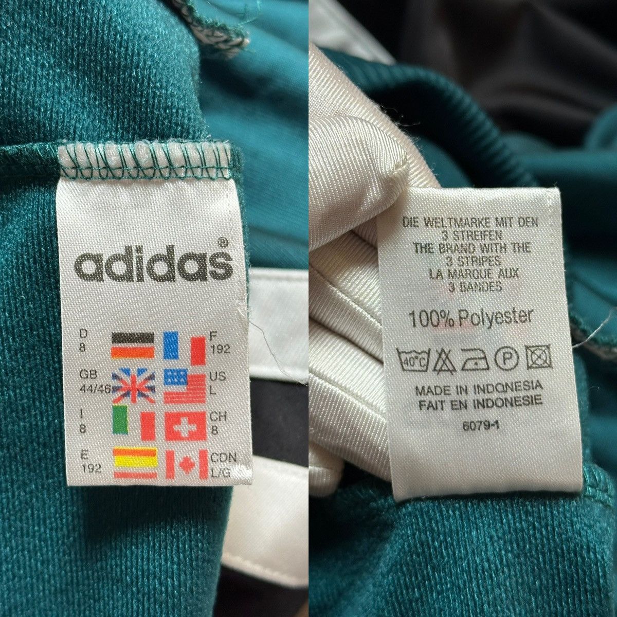 Adidas Vintage Adidas Tracksuit Set Jacket + Pants Size US L / EU 52-54 / 3 - 13 Thumbnail
