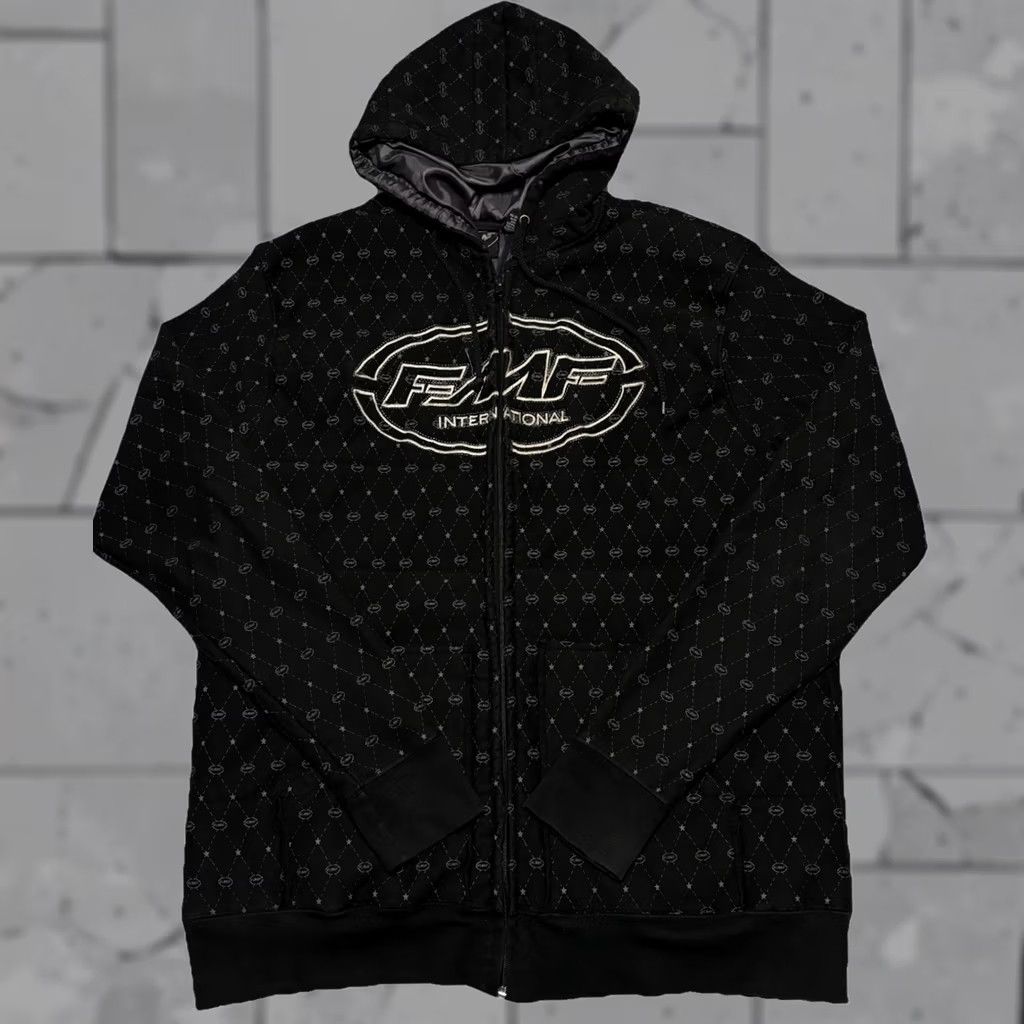 Vintage Vintage 50s 60s Black Flock Print Sweatshirt XL | Grailed