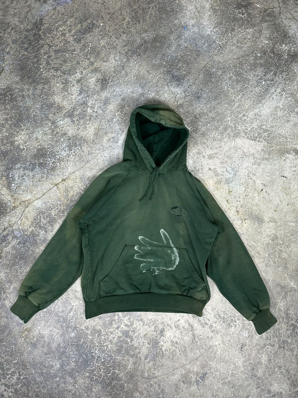 Designer × Vintage Vintage Faded “hands” Hoodie Size US S / EU 44-46 / 1 - 1 Thumbnail