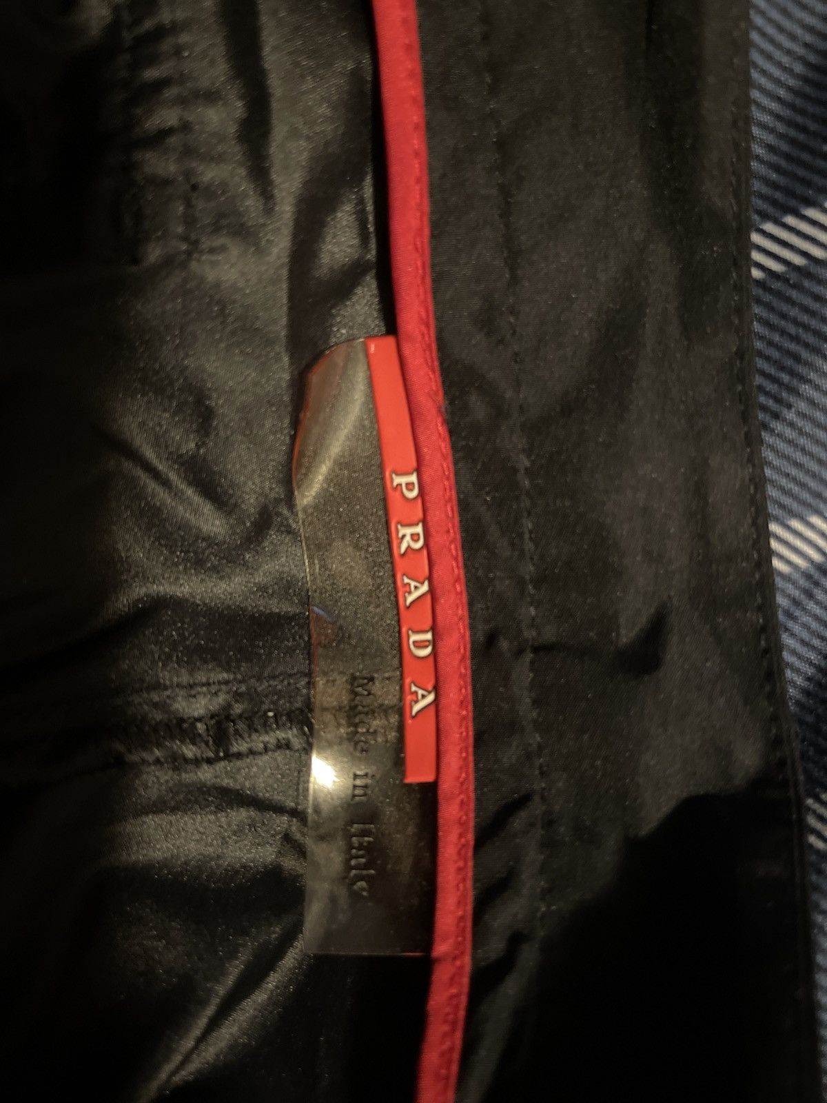 Prada Prada Linea Rossa Nylon Pants Black Size 48 Straight Fit Size US 32 / EU 48 - 7 Thumbnail