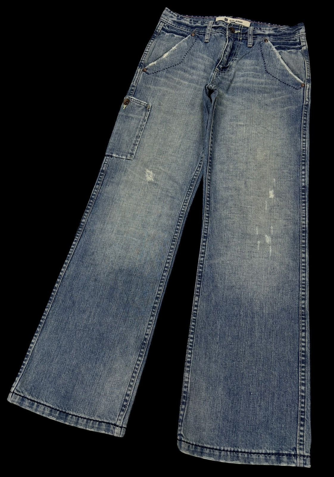 Gap ACNE STUDIOS Inspire Gap Jeans Baggy Flare Distressed Denim Size US 30 / EU 46 - 5 Thumbnail