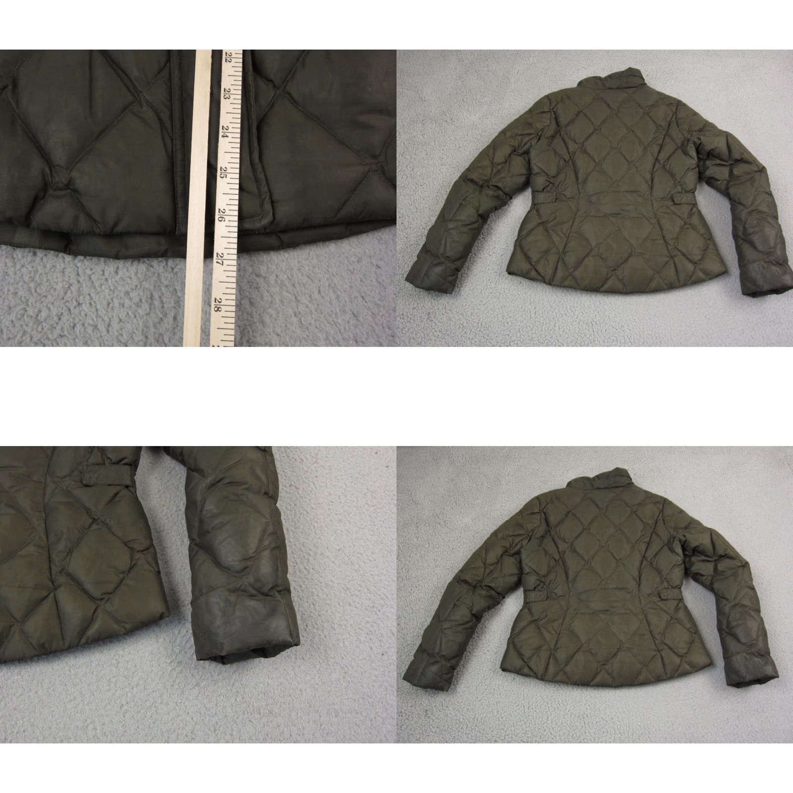 Eddie Bauer VINTAGE Eddie Bauer Jacket Womens Medium Green Down Fill Puffer Zip Stains Size M / US 6-8 / IT 42-44 - 9 Thumbnail