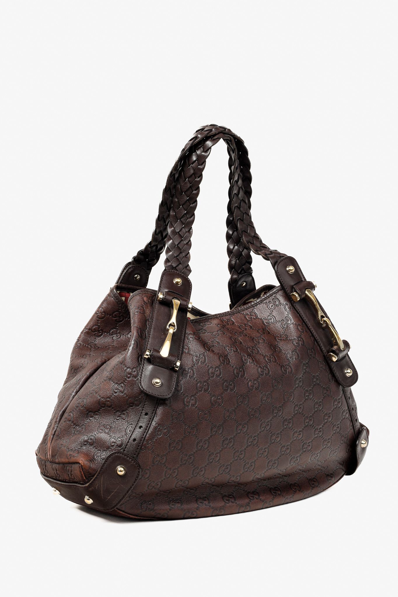 Gucci Gucci Pelham Brown Guccissima Horsebit Hobo Bag Size ONE SIZE - 2 Thumbnail