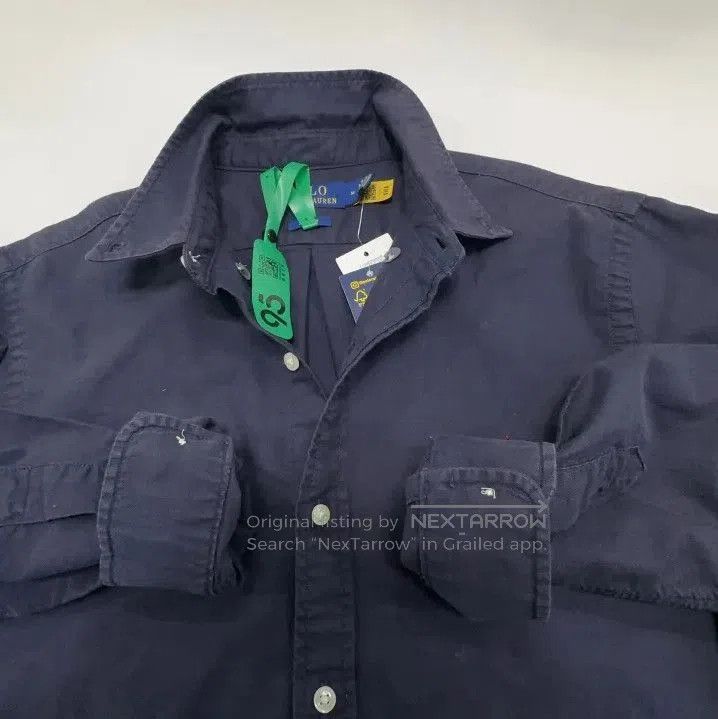 Polo Ralph Lauren Polo Ralph Lauren Logo Embroidered Oxford Long Sleeve Shirt Size US M / EU 48-50 / 2 - 2 Thumbnail