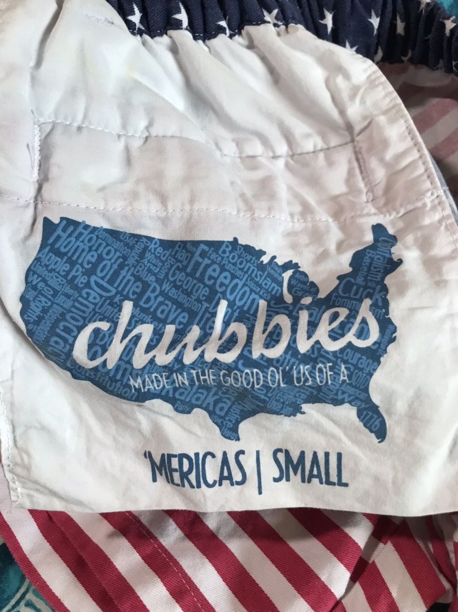 Chubbies Chubbies Stretch Twill Short American Flag Size US 29 - 12 Thumbnail