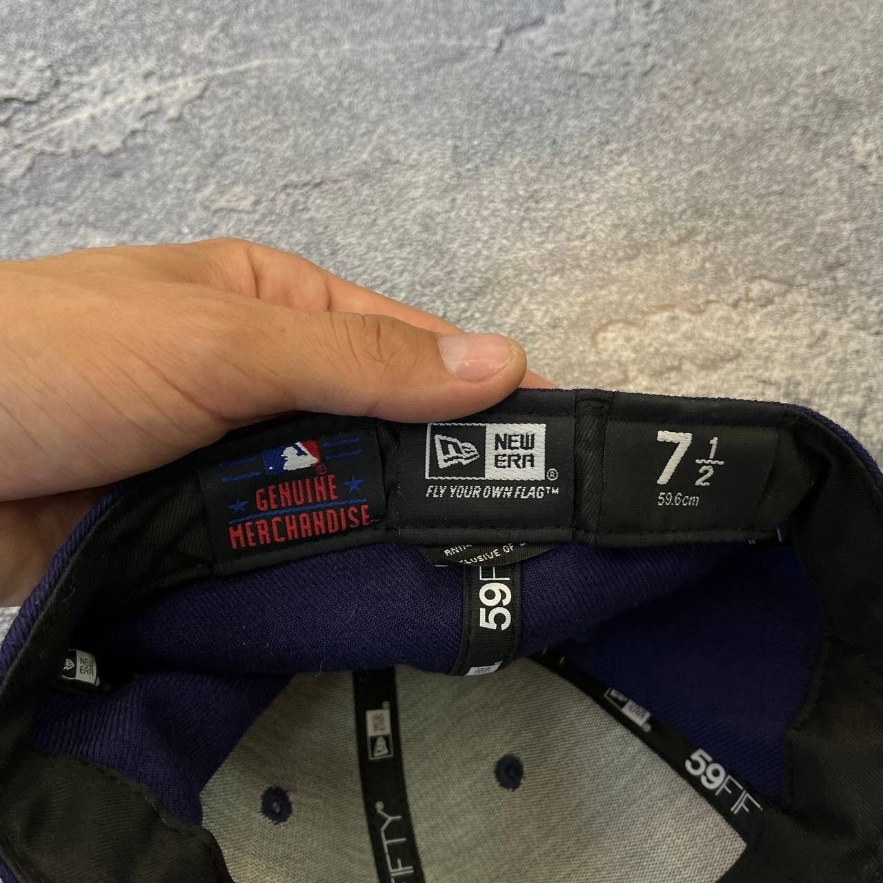 New Era × Vintage Vintage New Era York Yankees Navy Manolo Prado Fitted 59 Size ONE SIZE - 6 Thumbnail