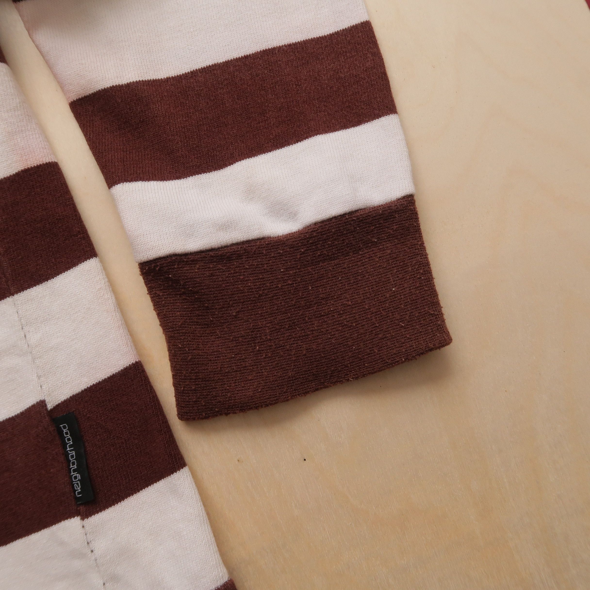 Neighborhood AW03 Neighborhood Jacquard Rugby Long Sleeve T-Shirt Size US L / EU 52-54 / 3 - 11 Thumbnail