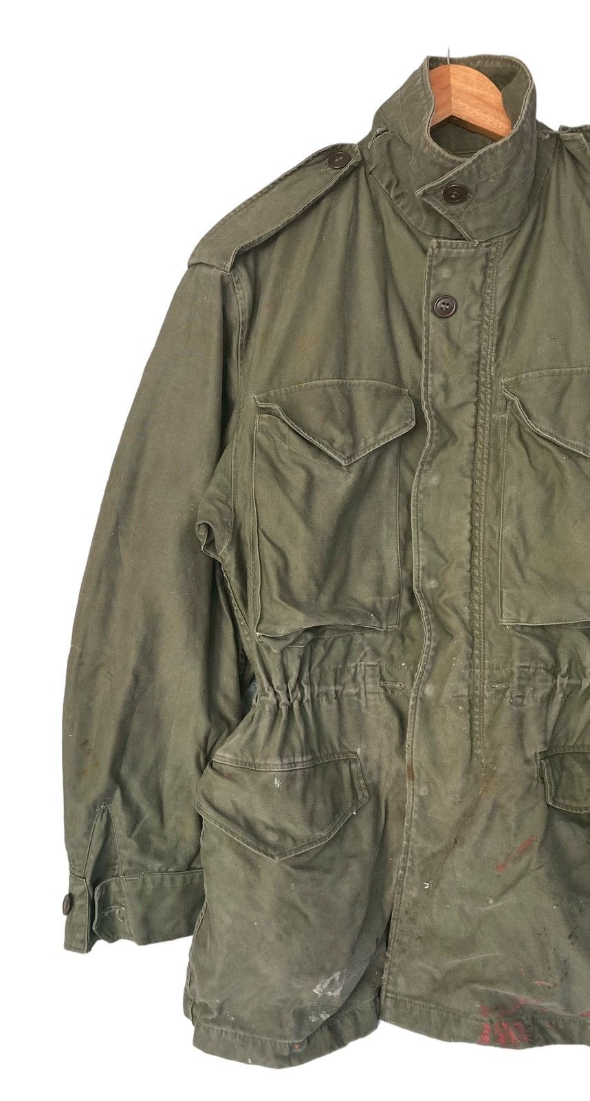 Buzz Rickson's Rare 🔥 Paint Splatter Twill Field Shell Field M-1951 US ARMY Size US M / EU 48-50 / 2 - 3 Thumbnail