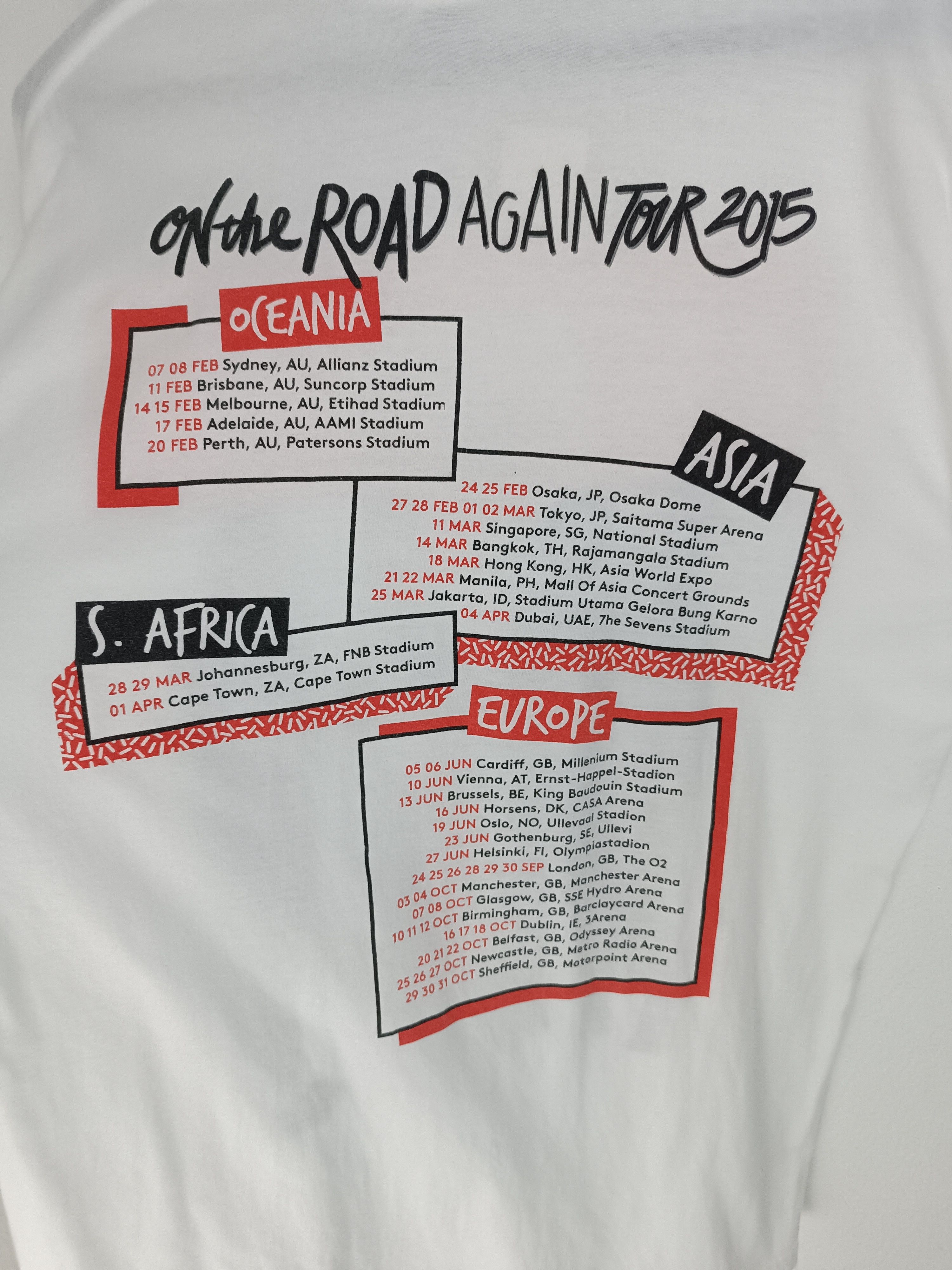 Band Tees VINTAGE ONE DIRECTION TOUR TEE harry styles swift zayn Size US M / EU 48-50 / 2 - 15 Thumbnail