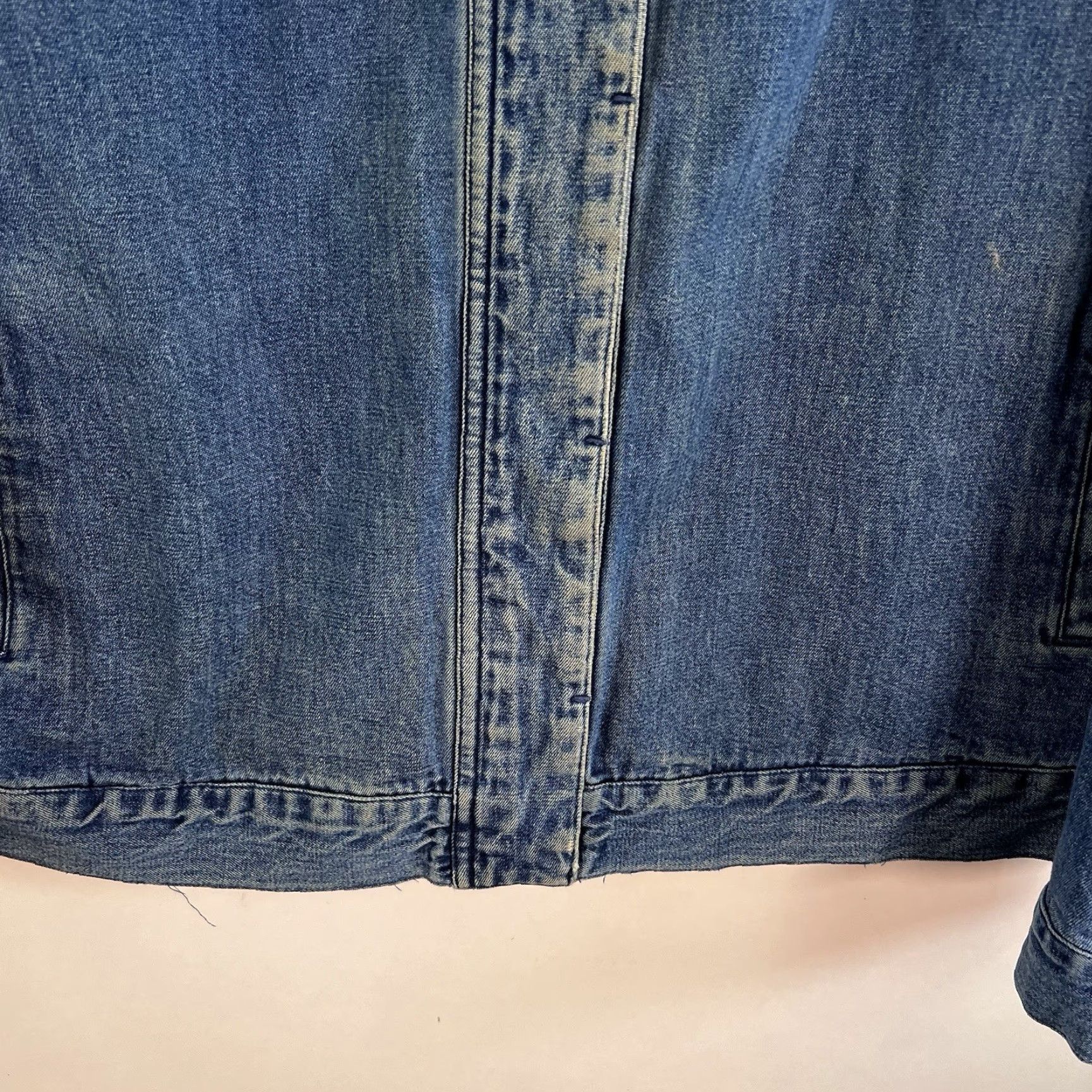 Talbots Talbots Denim Work Coat Womens Size L Blue Casual Lightweight Pockets Classic Size L / US 10 / IT 46 - 4 Thumbnail