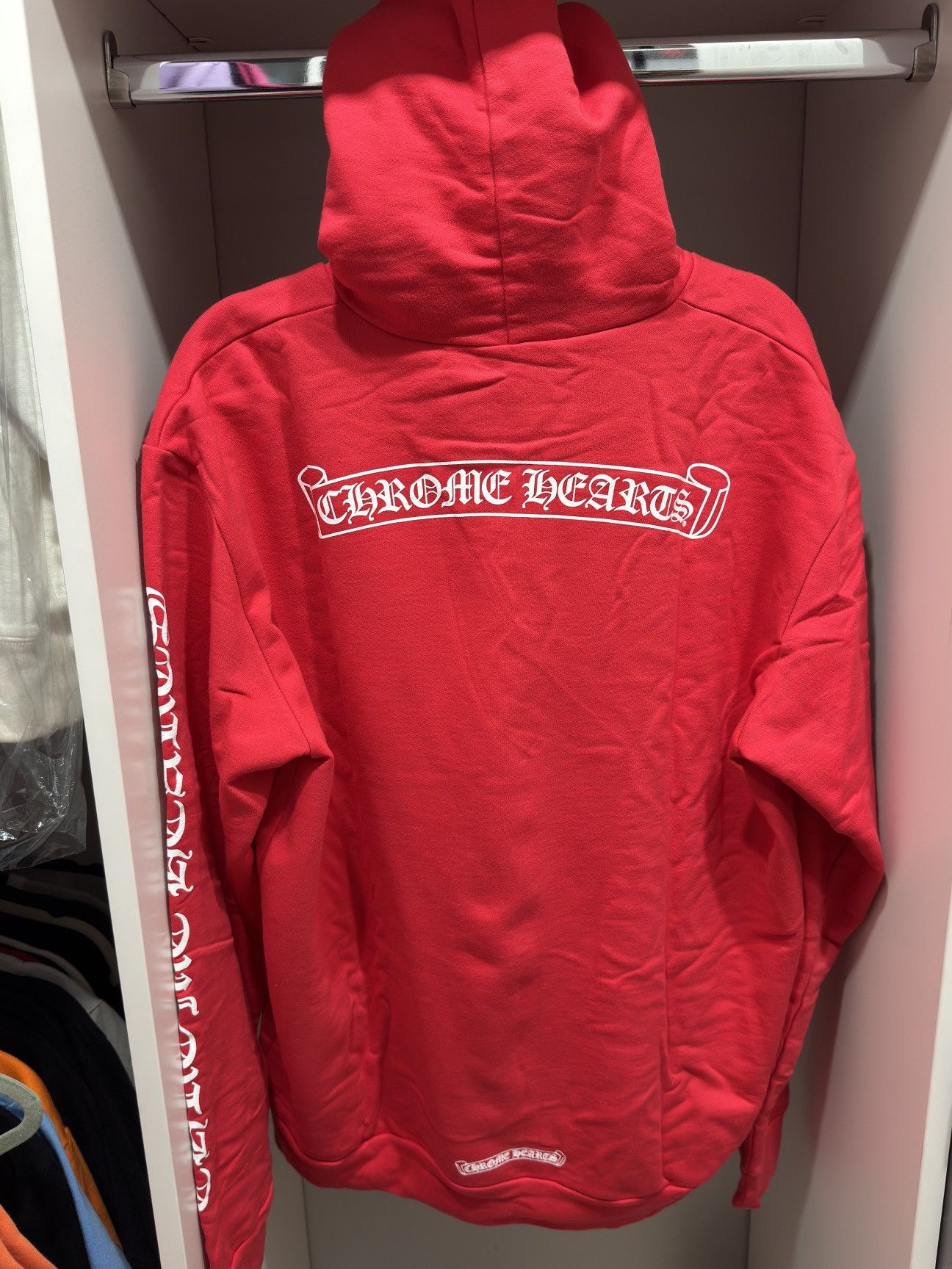 Chrome Hearts Chrome Hearts Red Hoodie Size US L / EU 52-54 / 3 - 1 Thumbnail