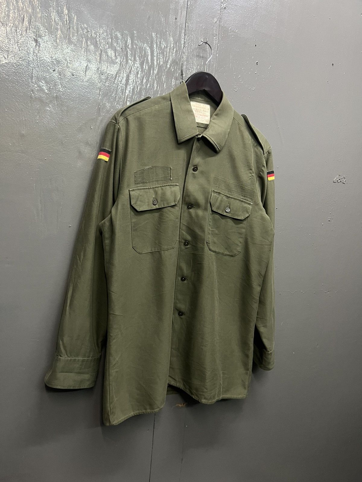 Vintage Vintage German Army Trainers Shirt Size US L / EU 52-54 / 3 - 3 Thumbnail