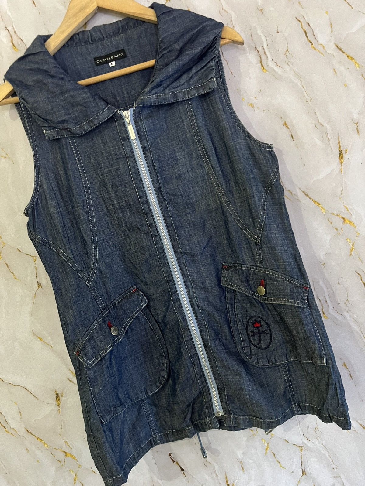Jean Charles De Castelbajac Castelbajac Vest – Rare Artistic Designer Piece🔥 Size US M / EU 48-50 / 2 - 4 Thumbnail