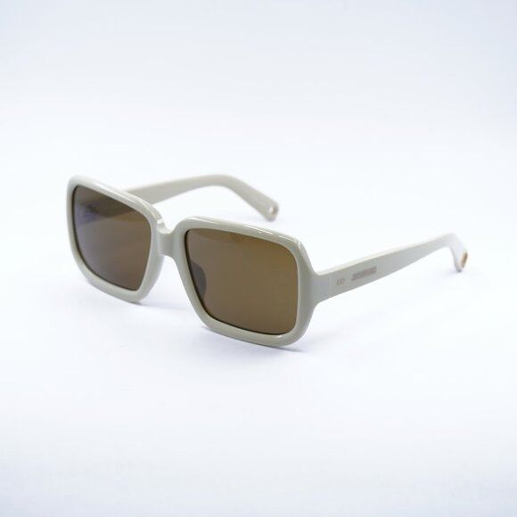 Jacquemus Jacquemus CABANA JAC/86 C2 Sunglasses Sand Square Frame Size ONE SIZE - 1 Thumbnail