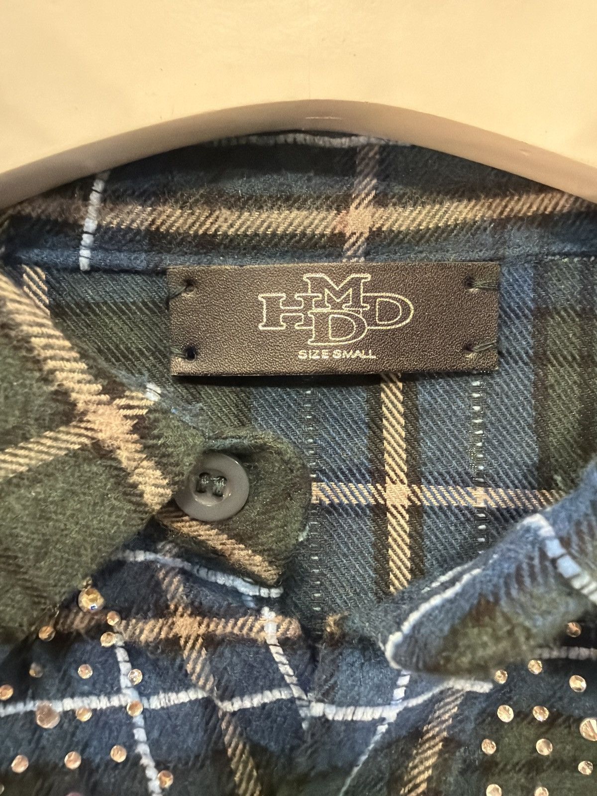 HMDD HMDD Billie Jean Green/Blue Flannel Size US S / EU 44-46 / 1 - 4 Thumbnail