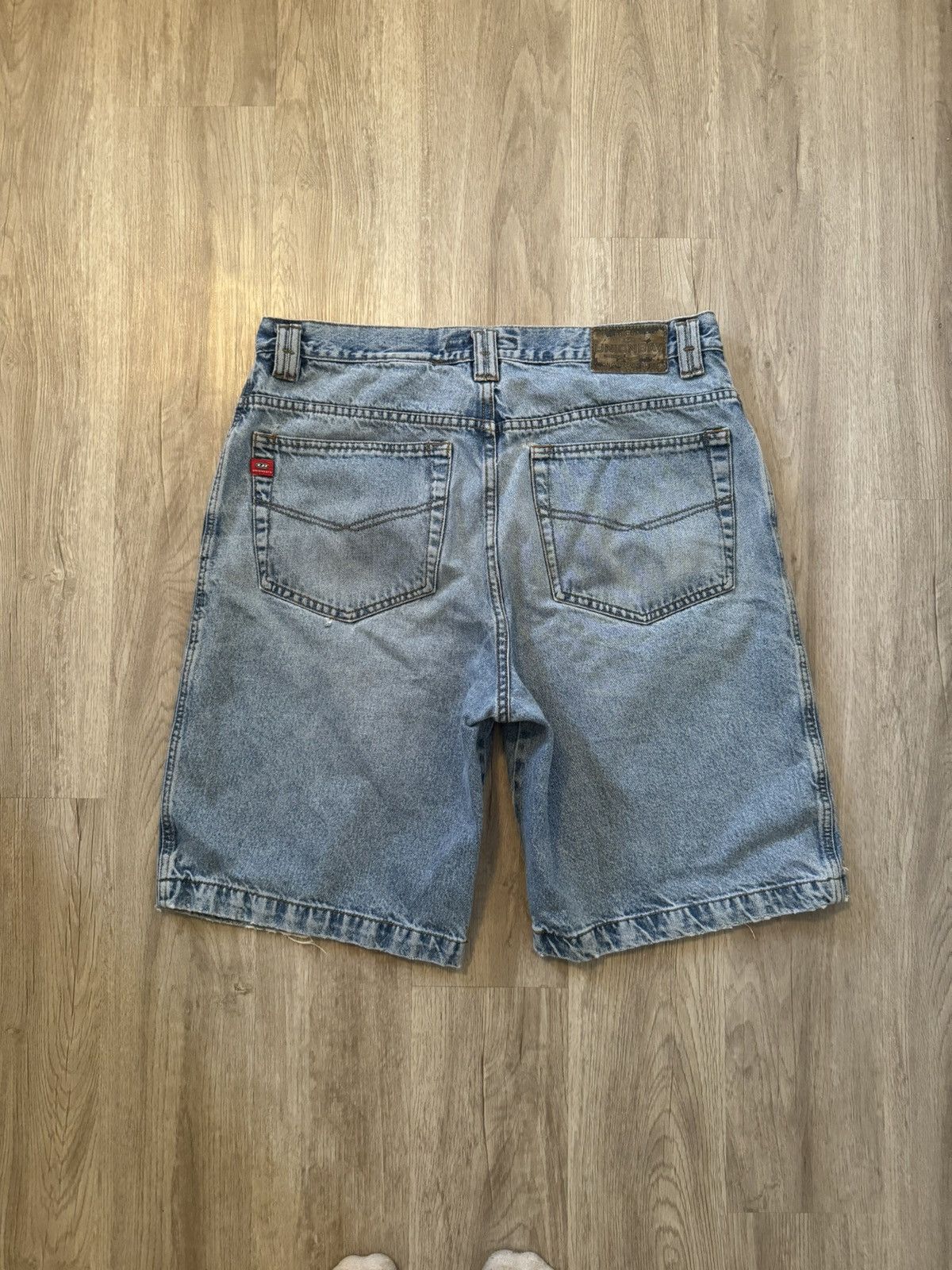 JNCO × UNIONBAY Vintage Y2K Baggy Denim Jorts Size US 36 / EU 52 - 4 Thumbnail