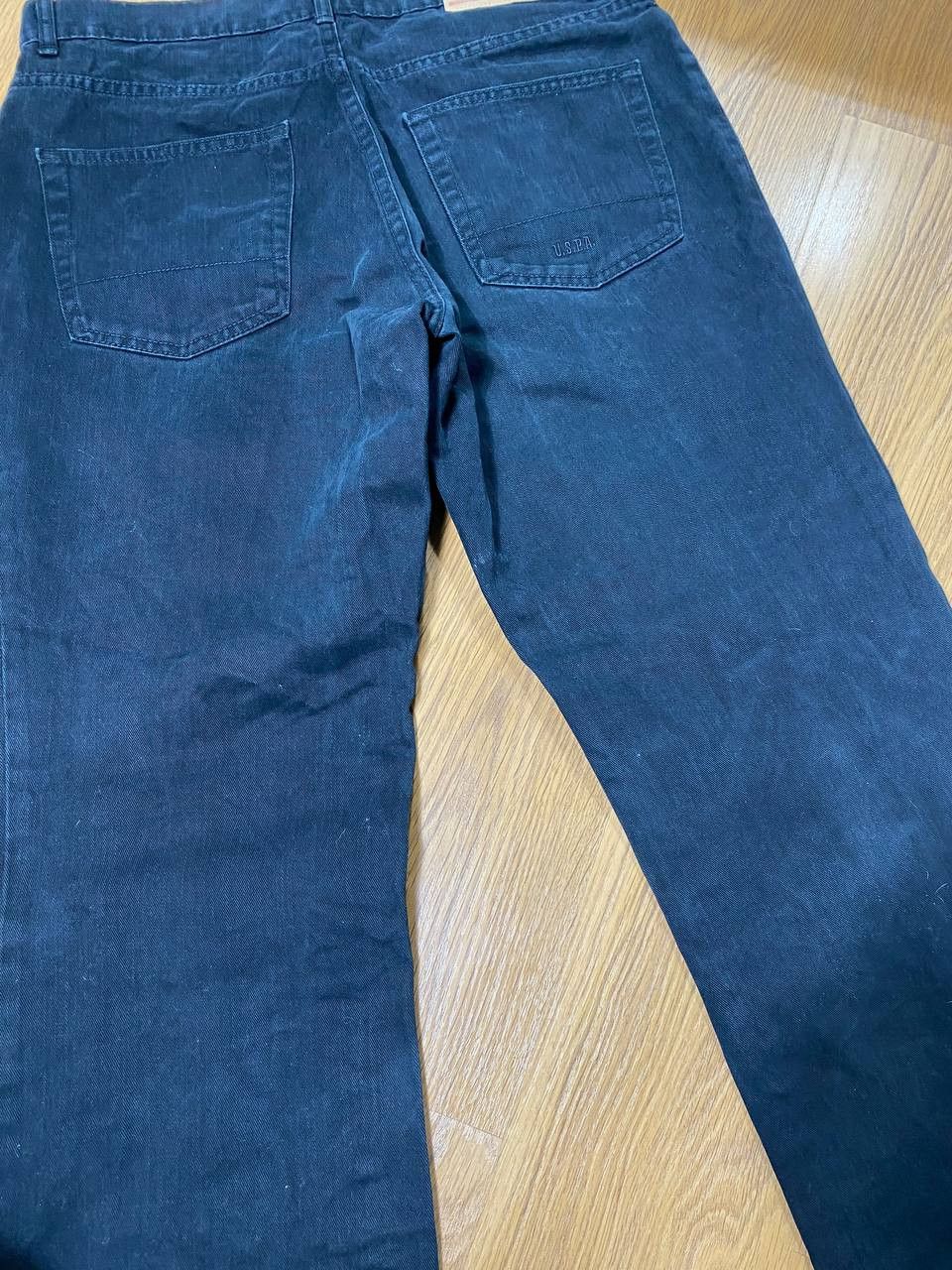U.S. Polo Assn. Dirty Distressed Crush Faded Y2K baggy jeans pants Size US 30 / EU 46 - 5 Thumbnail