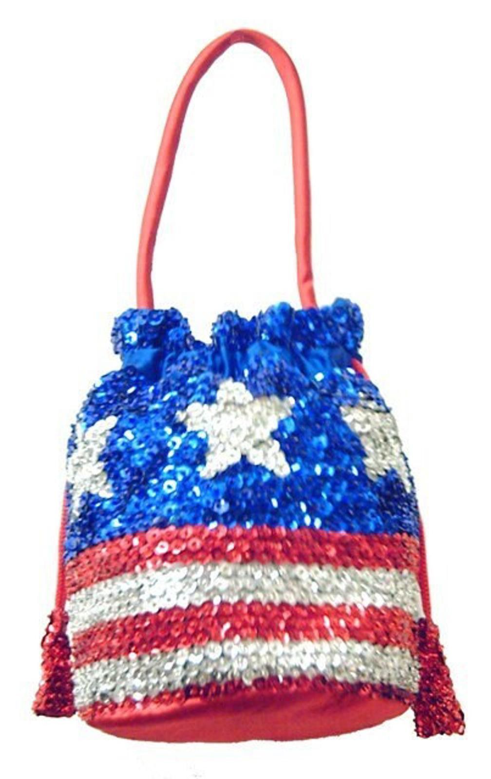 Stars & Stripes Sequin Purse USA STARS & STRIPES #SP23 Size ONE SIZE - 1 Preview