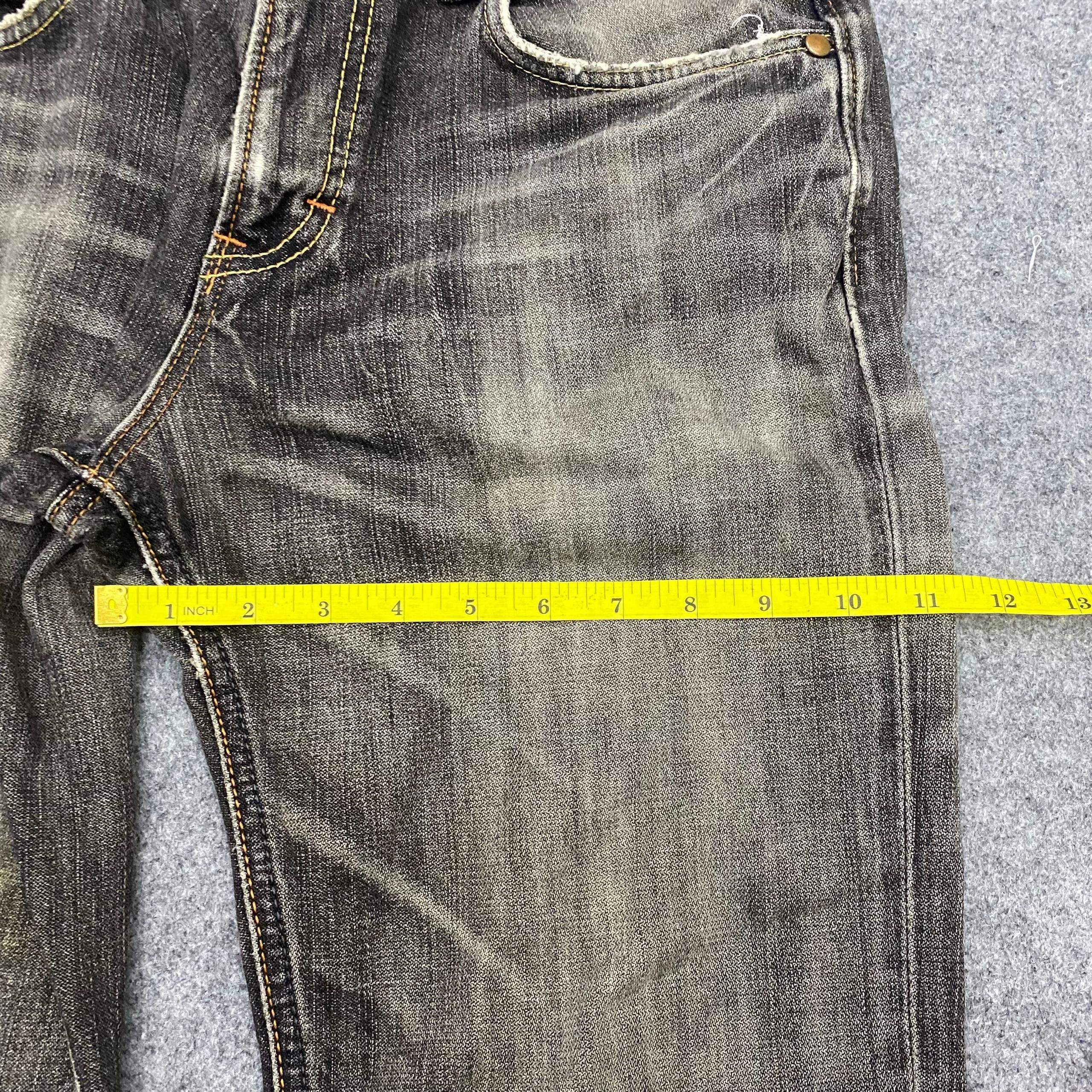 Japanese Brand 💥Best Offer💥Vintage Wrangler Distressed Denim Size US 30 / EU 46 - 6 Thumbnail