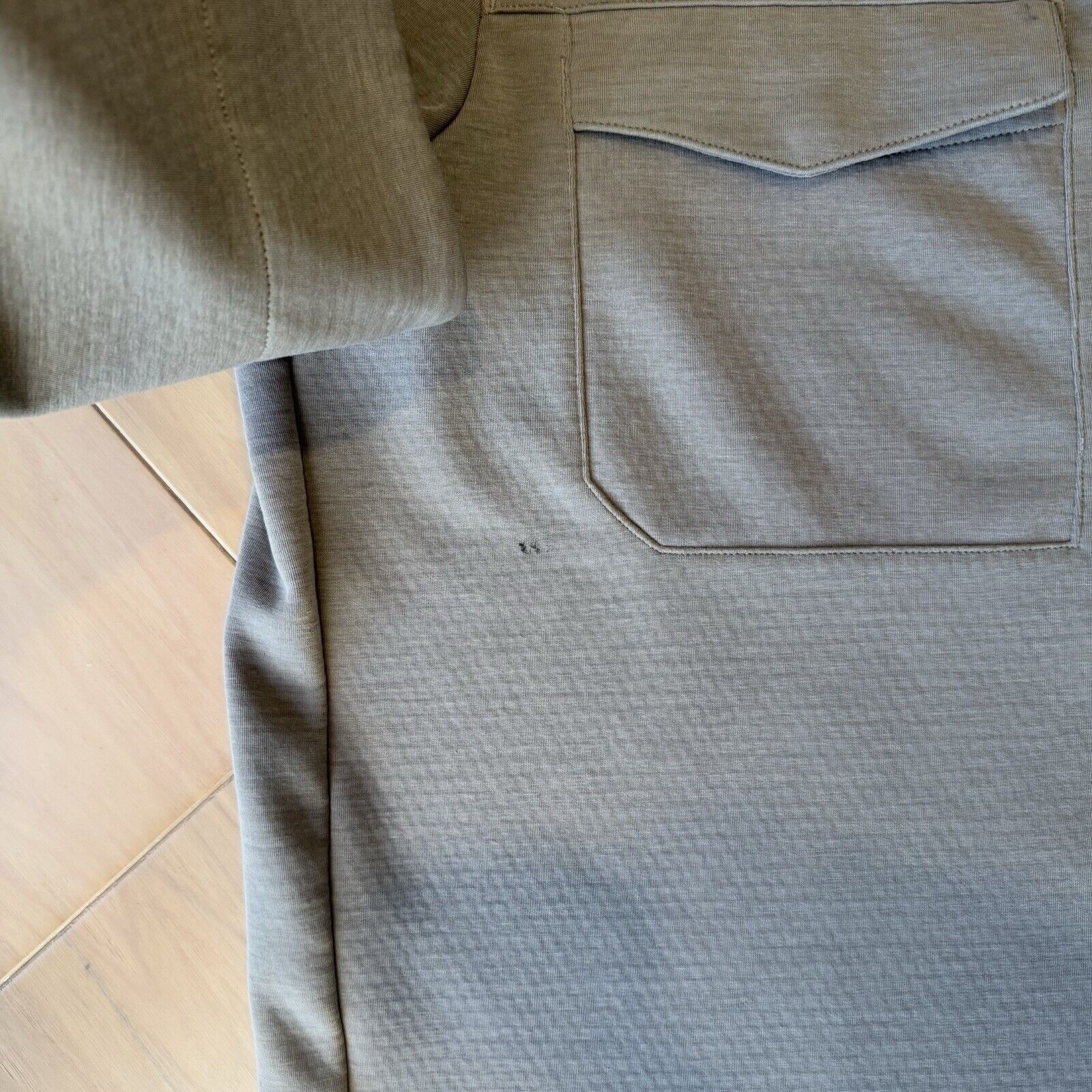 Lululemon Lululemon Gridliner Overshirt L Stone Casual Workwear Size US L / EU 52-54 / 3 - 6 Thumbnail