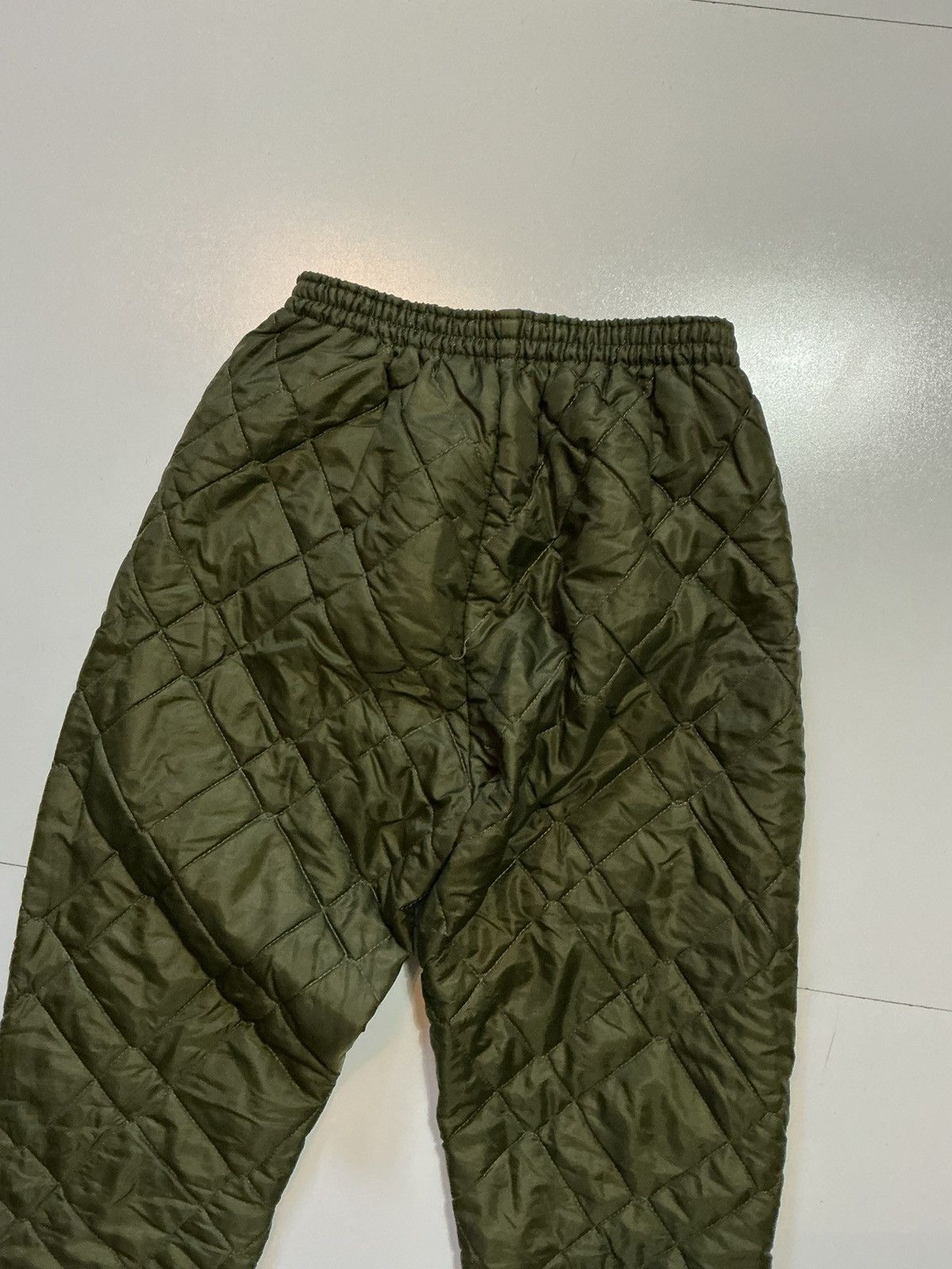 Vintage Vintage Military Army Olive Green Quilted Field Jogger Pants Size US 28 / EU 44 - 8 Thumbnail
