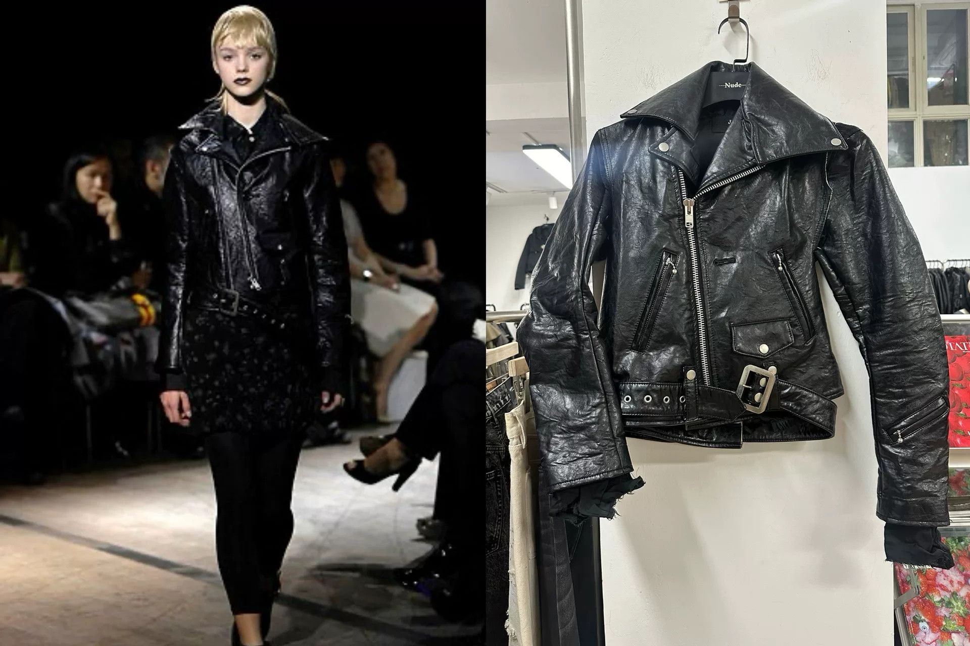 Junya Watanabe Junya Watanabe Deconstructed Black Leather Jacket Size XS / US 0-2 / IT 36-38 - 1 Thumbnail