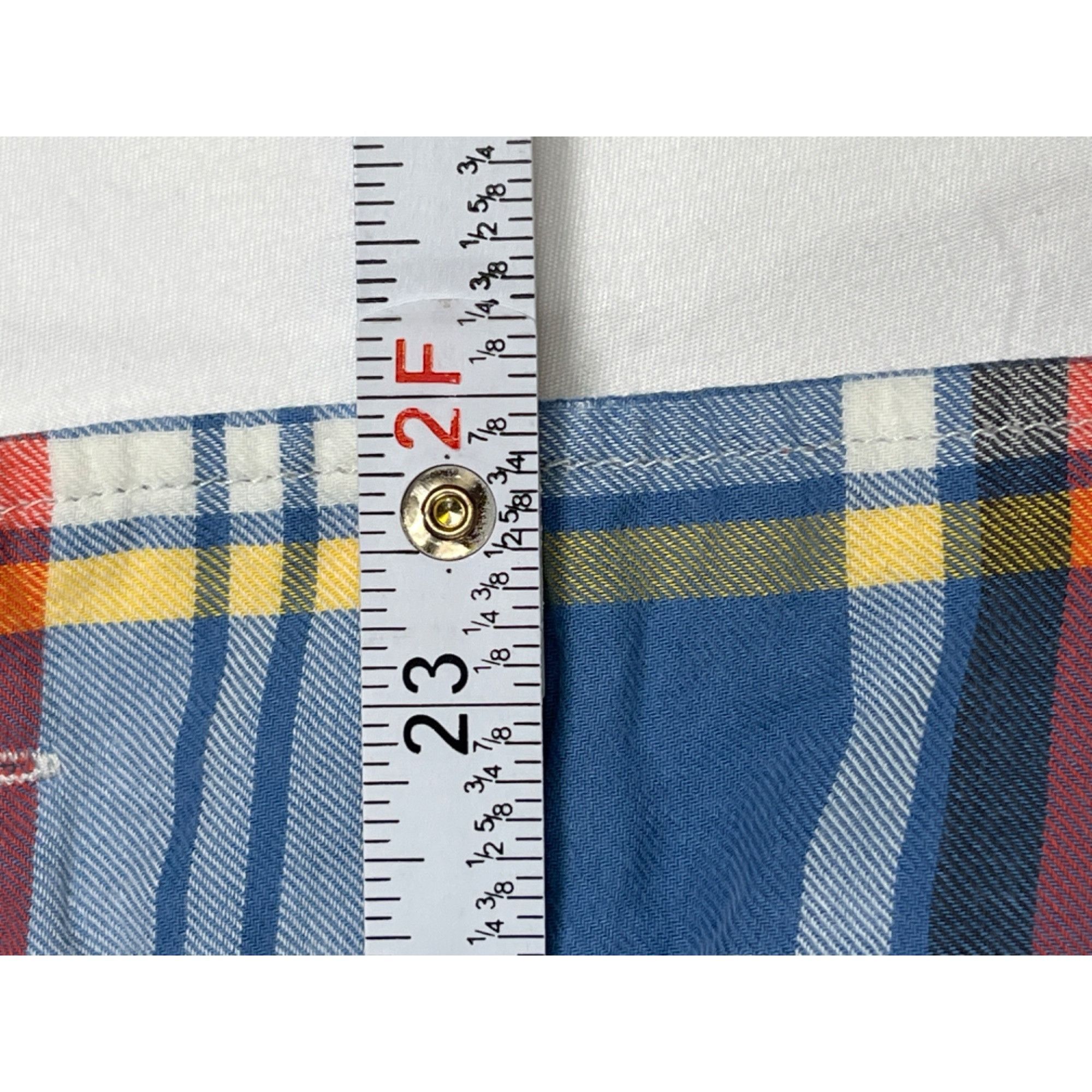 American Eagle Outfitters American Eagle SKU 7696 Mens Casual Button Up Plaid Shirt Si Size US S / EU 44-46 / 1 - 8 Thumbnail