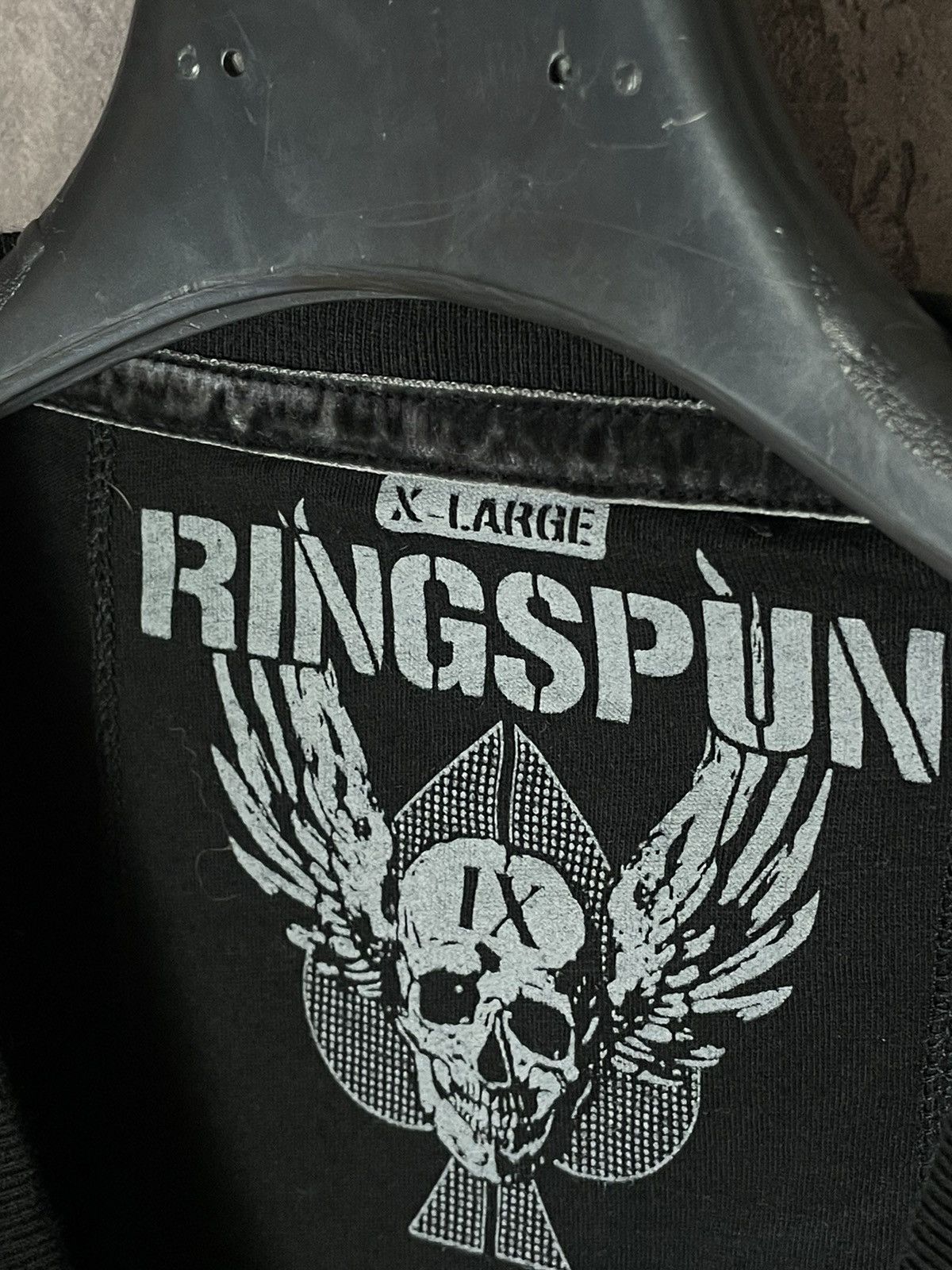 Japanese Brand × Vintage 🔥 Vintage Y2K Ringspun Avant Garde Gothic Religion Tee Rare Size US XL / EU 56 / 4 - 11 Thumbnail