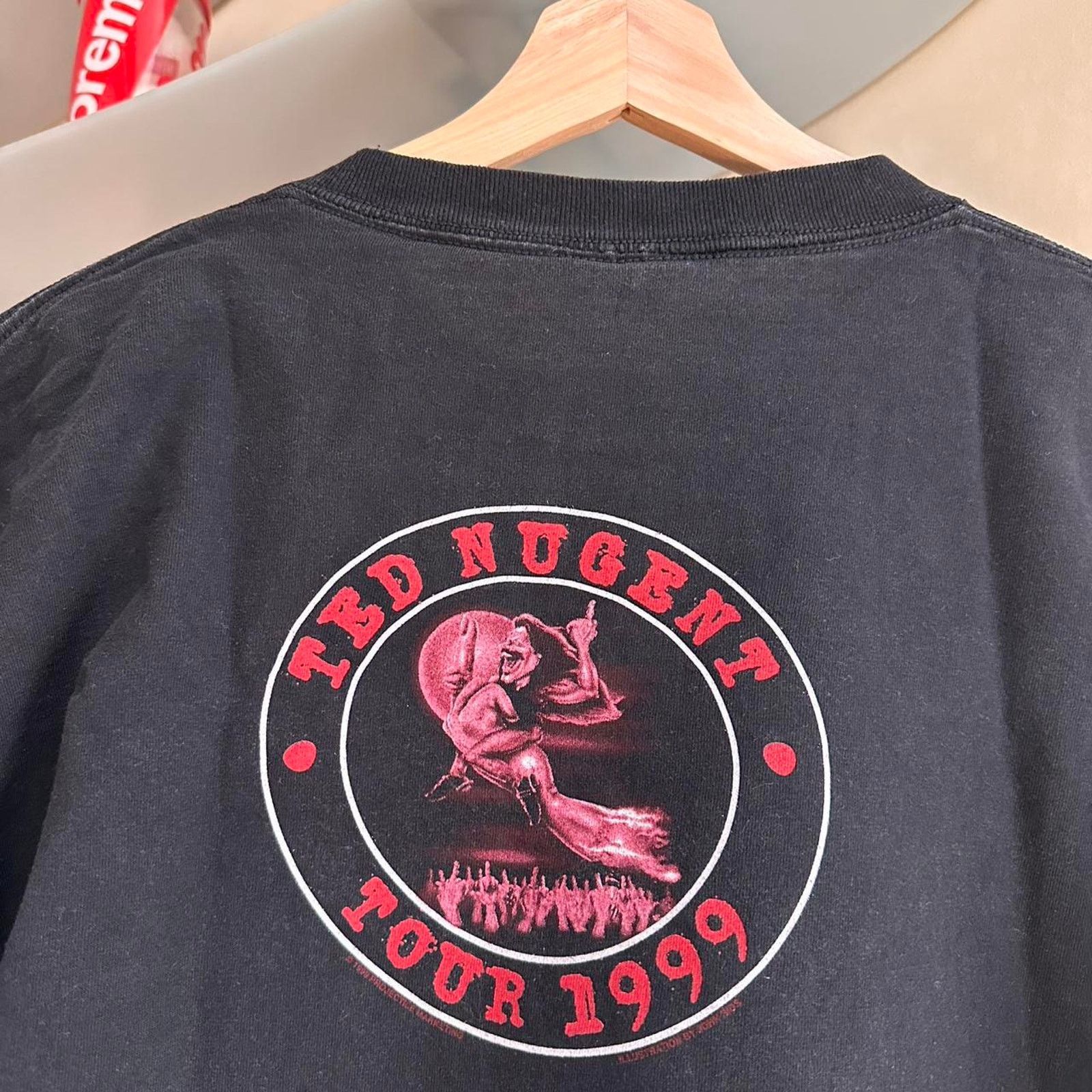 Band Tees × Vintage Vintage 1999 Ted Nugent Band Shirt Size US XL / EU 56 / 4 - 6 Thumbnail