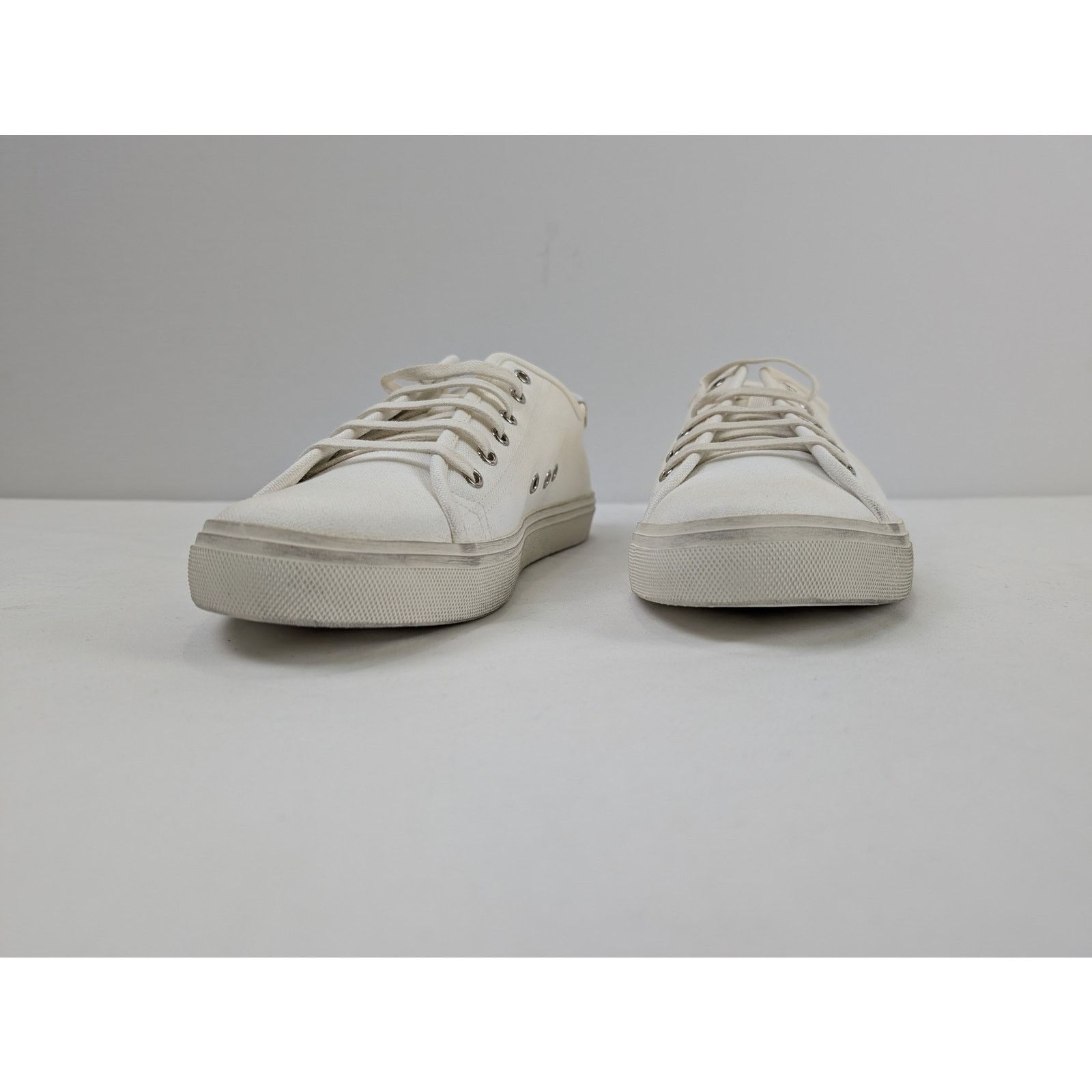 Saint Laurent Paris o1rshd1 Malibu L T Sneakers SL SIG in Blanc Size US 12.5 / EU 45-46 - 9 Thumbnail