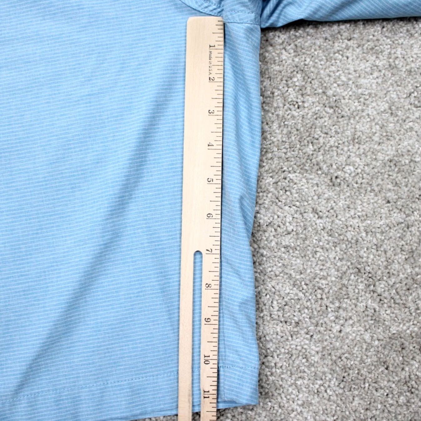 TravisMathew Travis Mathew Kona Blue Shorts Mens 30 Polyester Spandex 11" Inseam Knit Chino Sport Golf Casual Workwear Size US 30 / EU 46 - 4 Thumbnail