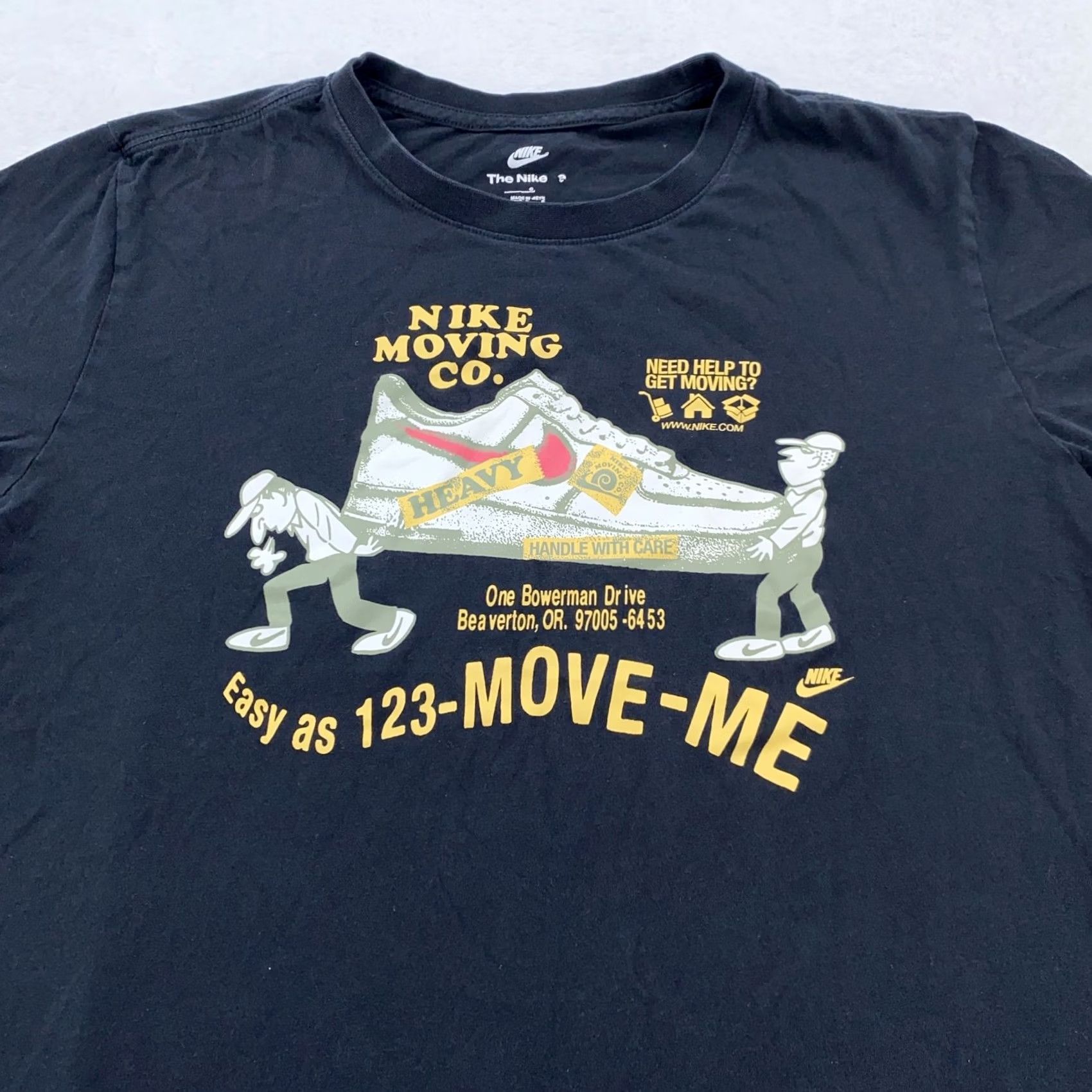 Nike Nike Shirt Mens Large Black Graphic Print Swoosh Tee Beaverton Oregon Fun Sports Size US L / EU 52-54 / 3 - 2 Thumbnail