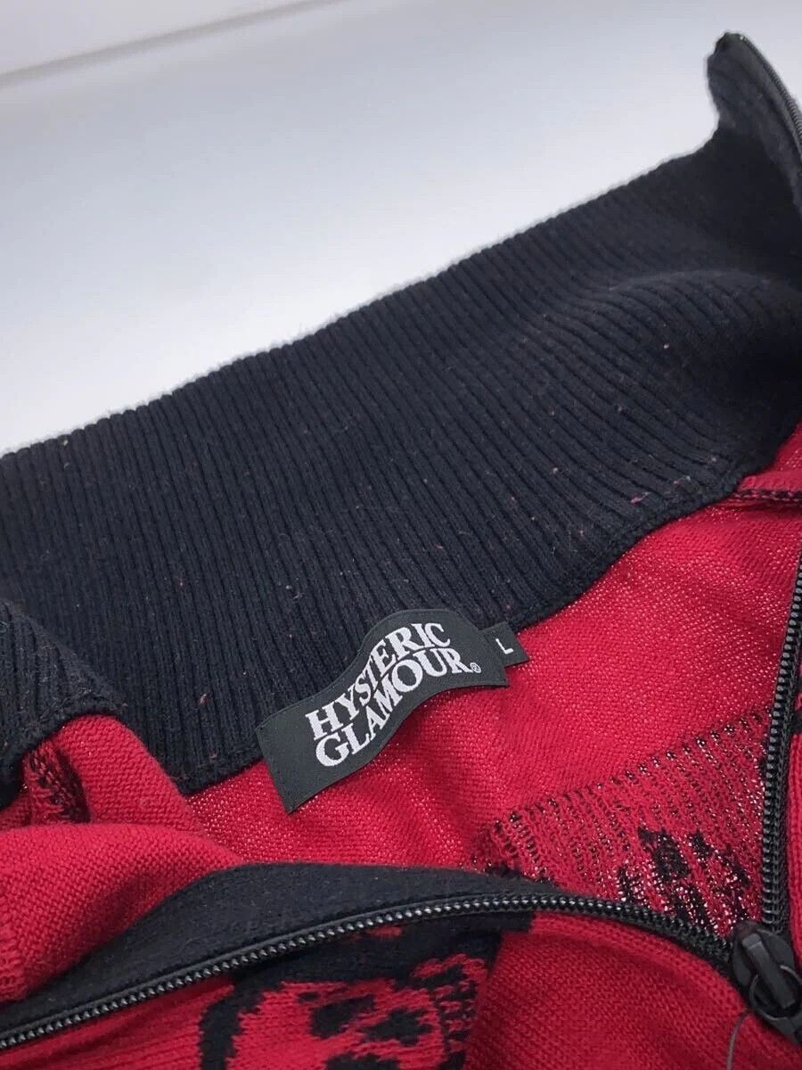 Hysteric Glamour Skull Middle Finger Wool Zip Knit Sweater Size US L / EU 52-54 / 3 - 3 Thumbnail