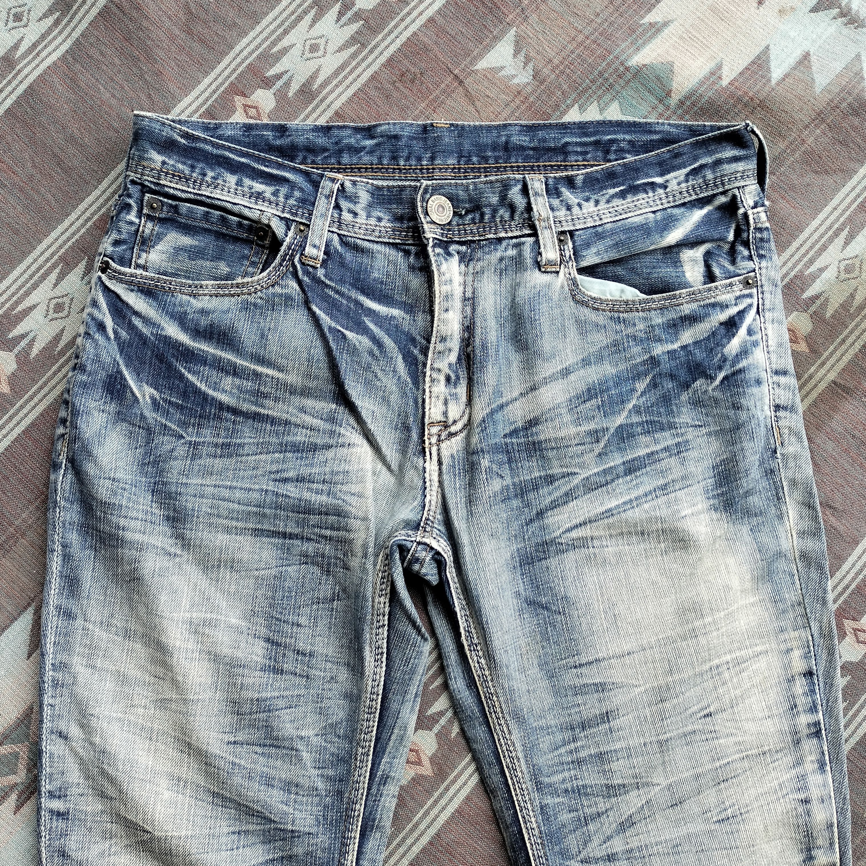 semanticdesign 2000s Edge Ruppet japan clawmark curve denim Size US 32 / EU 48 - 3 Thumbnail