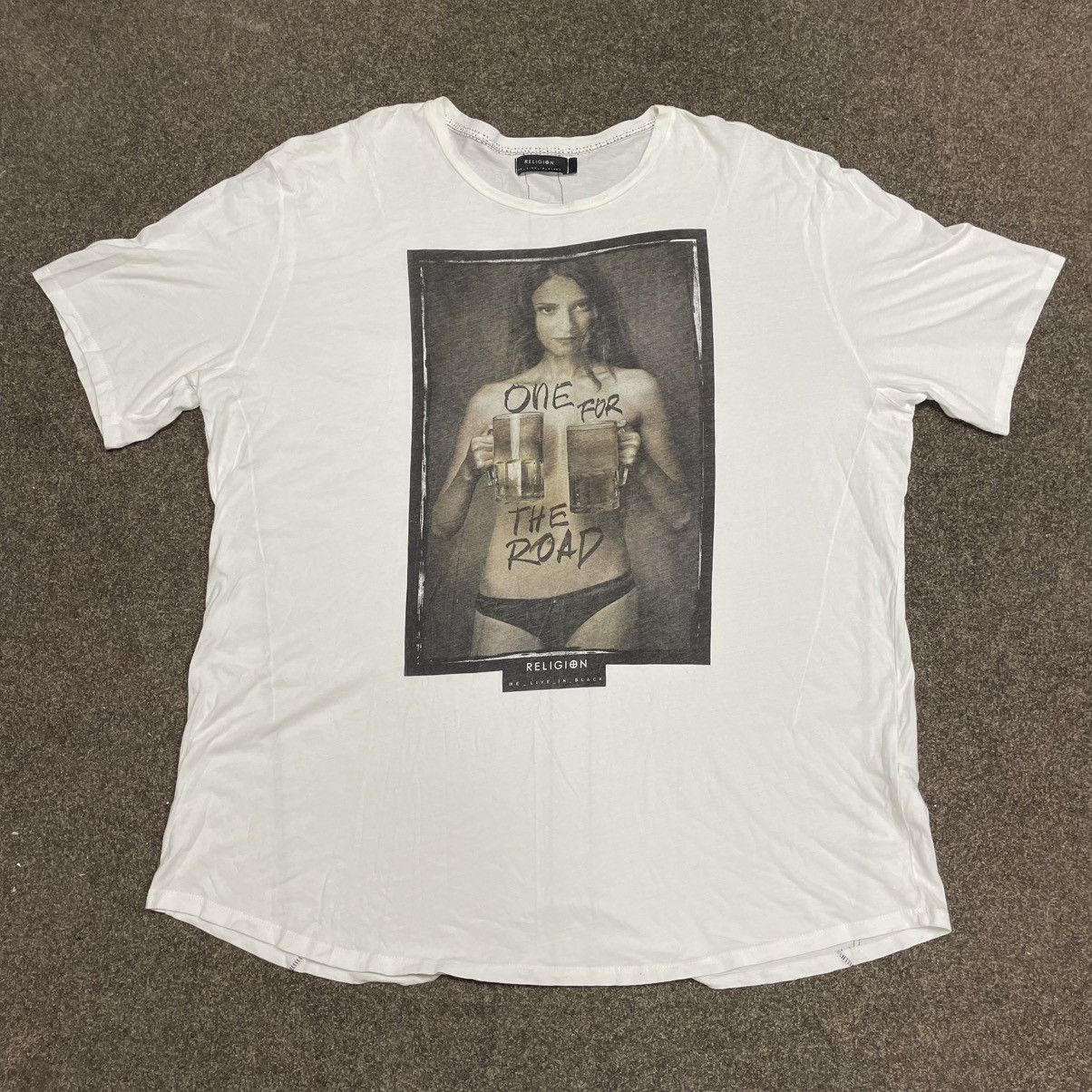 Vintage Vintage Y2K Graphic Tee Sun Faded Streetwear Oversized XXL Size US XXL / EU 58 / 5 - 1 Thumbnail