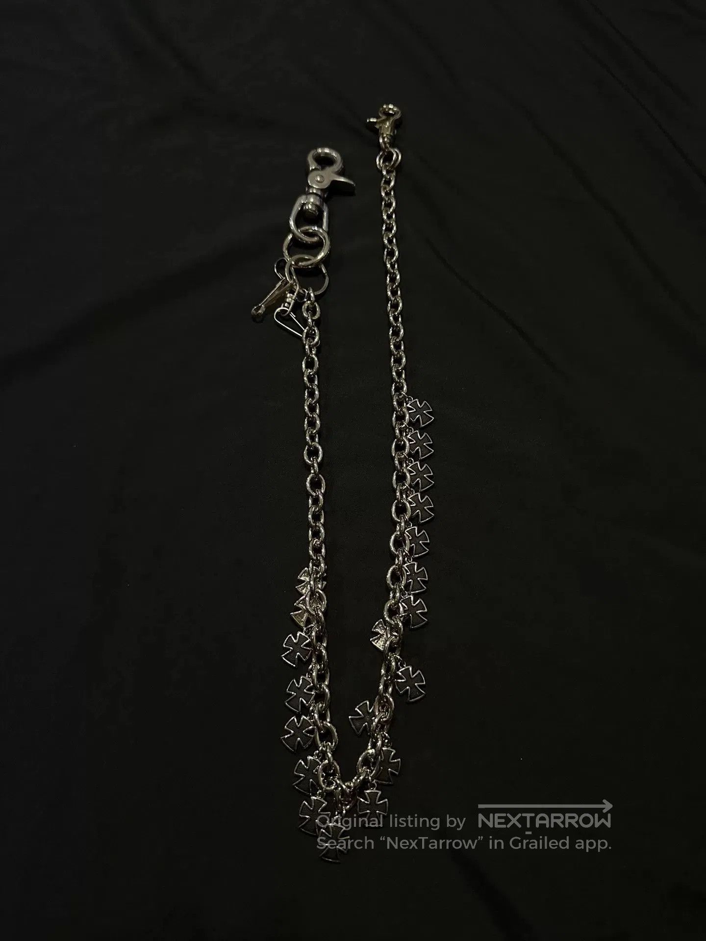 Vintage Vintage 90s Cross Pendant Pants Chain. Size ONE SIZE - 6 Thumbnail