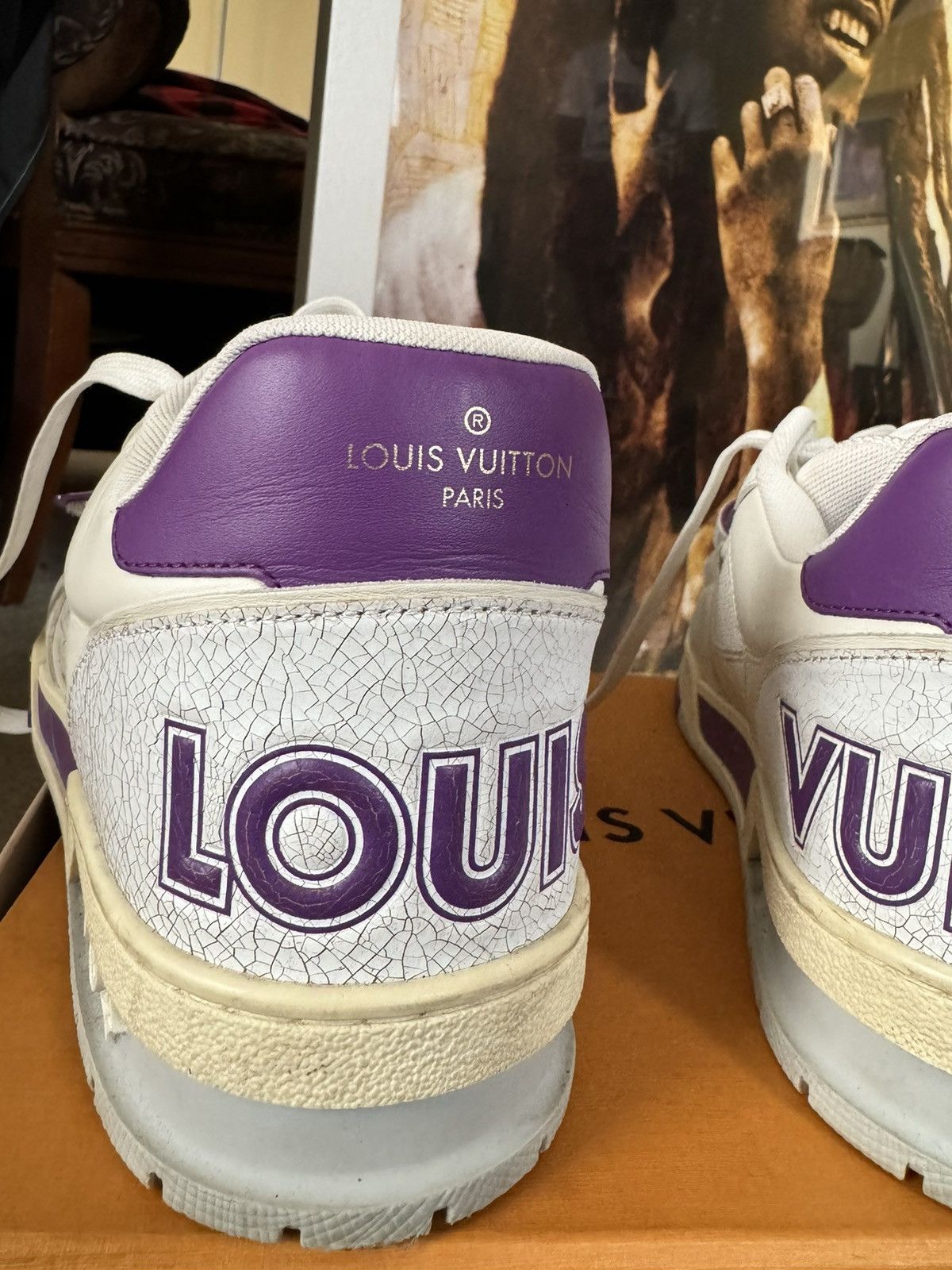 Louis Vuitton LV Trainer leather low trainers Size US 9 / EU 42 - 6 Thumbnail