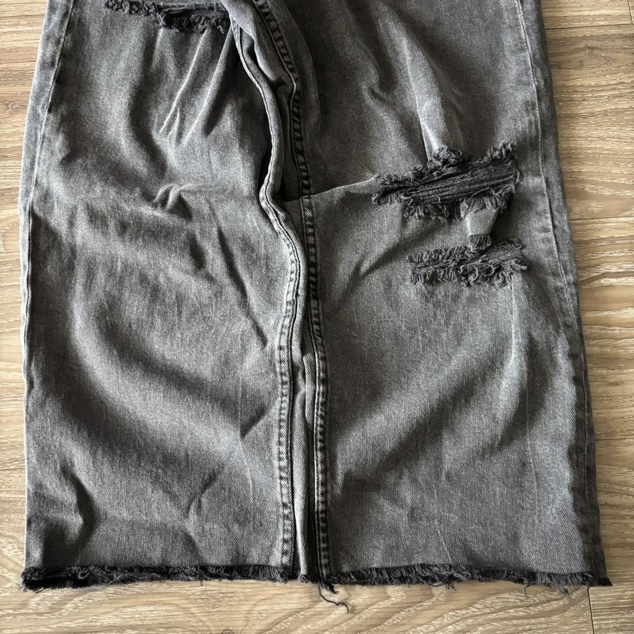 Vintage Crazy Vintage Y2K/2000s Grunge Black Distressed Denim Jeans! 28x23 Size US 28 / EU 44 - 6 Thumbnail