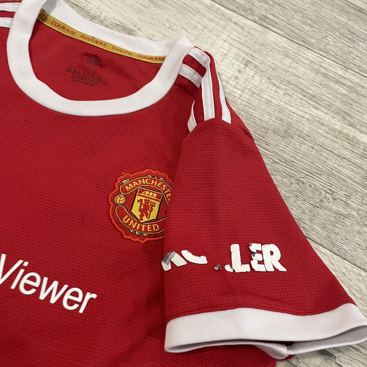 Adidas Vintage ADIDAS HAMILTON 8 Manchester United Team tee jersey Size US XS / EU 42 / 0 - 3 Thumbnail