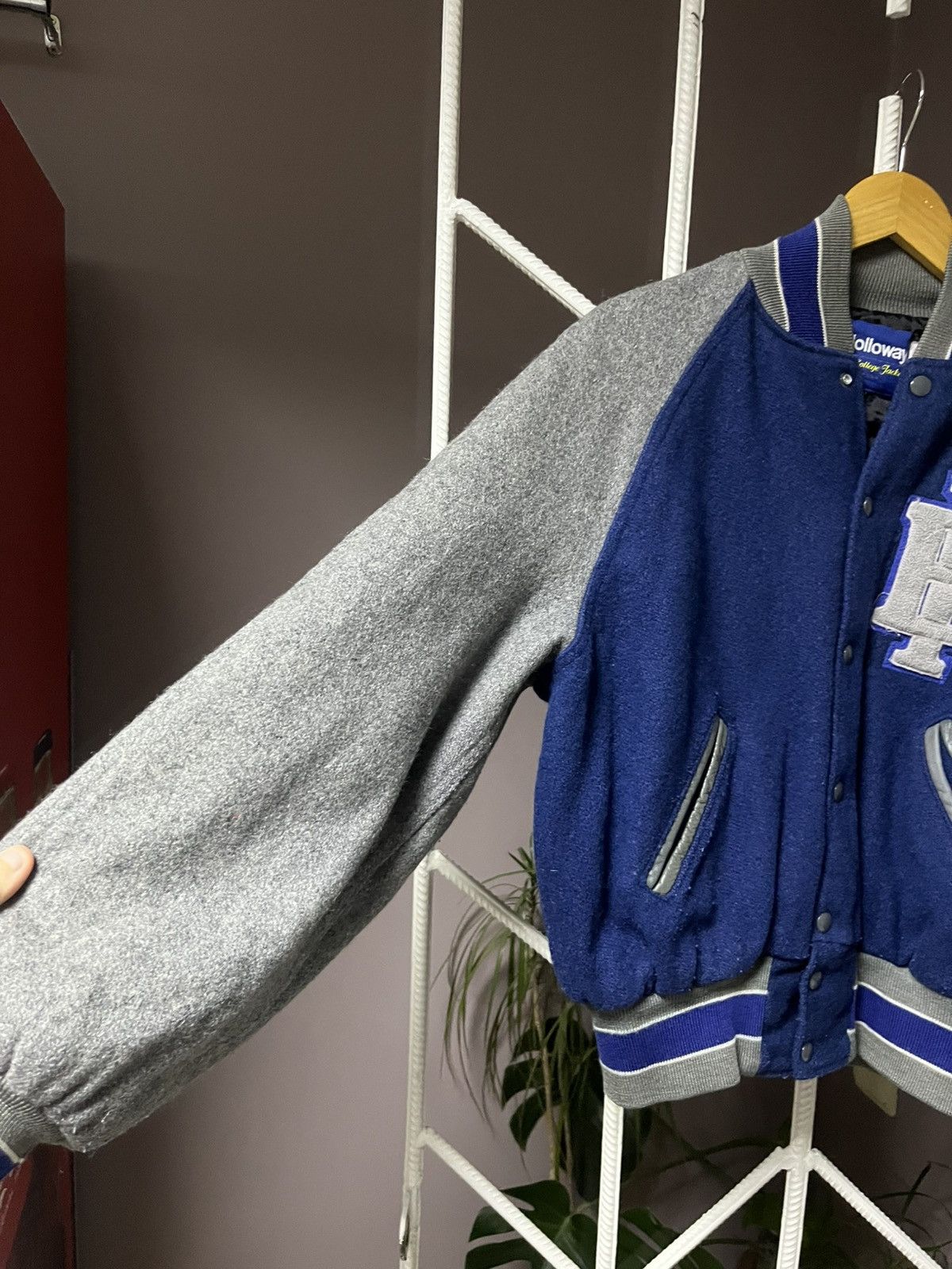 Holloway Vintage Wool Varsity Jacket Holloway USA 70s Size US M / EU 48-50 / 2 - 2 Thumbnail