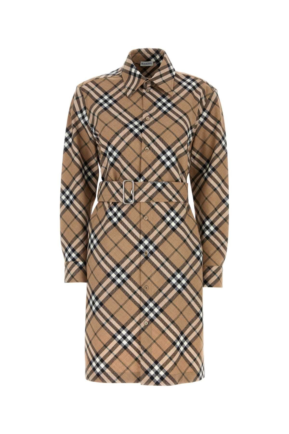 Burberry Embroidered Jersey Shirt Dress Size XS / US 0-2 / IT 36-38 - 1 Thumbnail