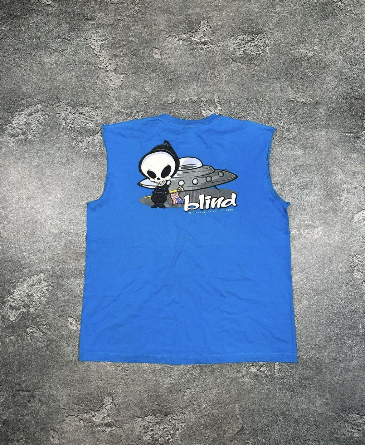 Shorty's Skateboards × Vintage Vintage 2000 Blind Skateboards Alien Tank Top Tee Size US L / EU 52-54 / 3 - 1 Thumbnail