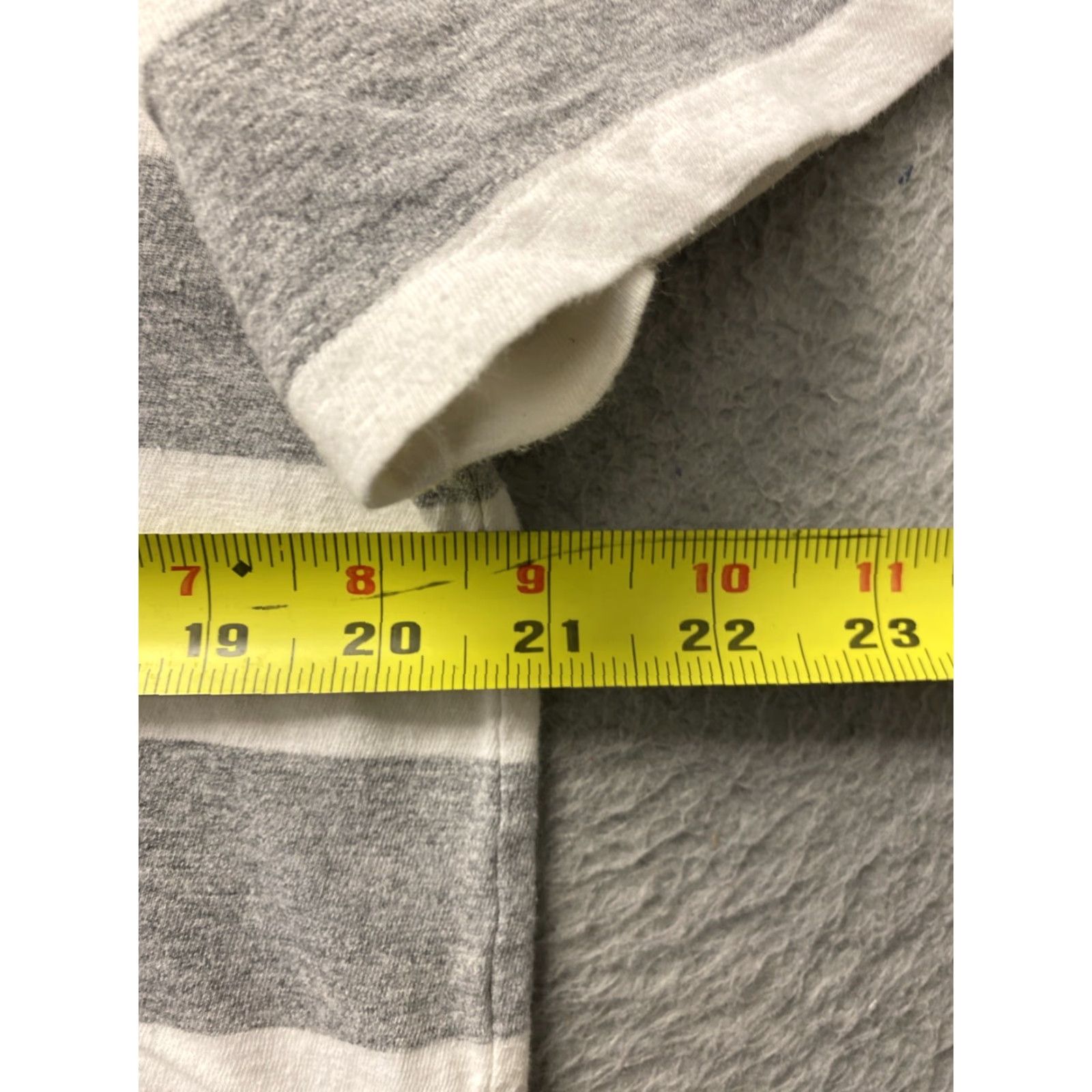 American Eagle Outfitters American Eagle Shirt Men's L Striped Gray Logo Pocket Tee Cotton Blend Classic Size US L / EU 52-54 / 3 - 5 Thumbnail